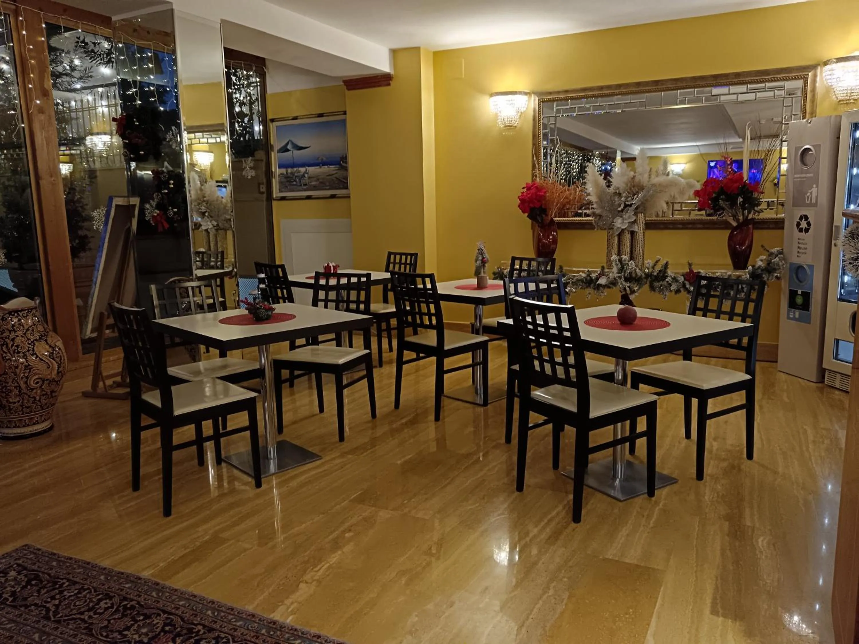 Seating area in Hotel Bright