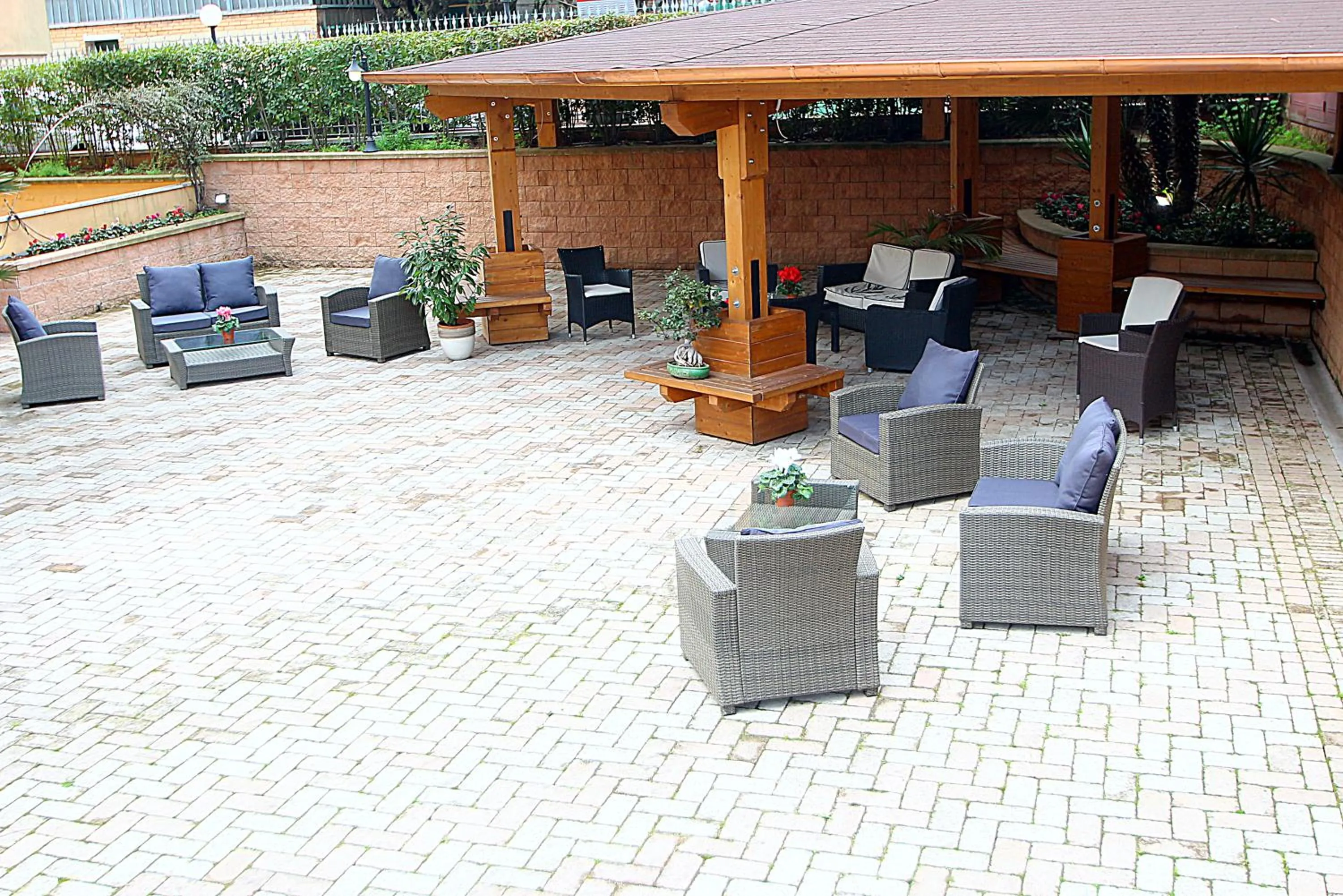 Patio in Hotel Bright