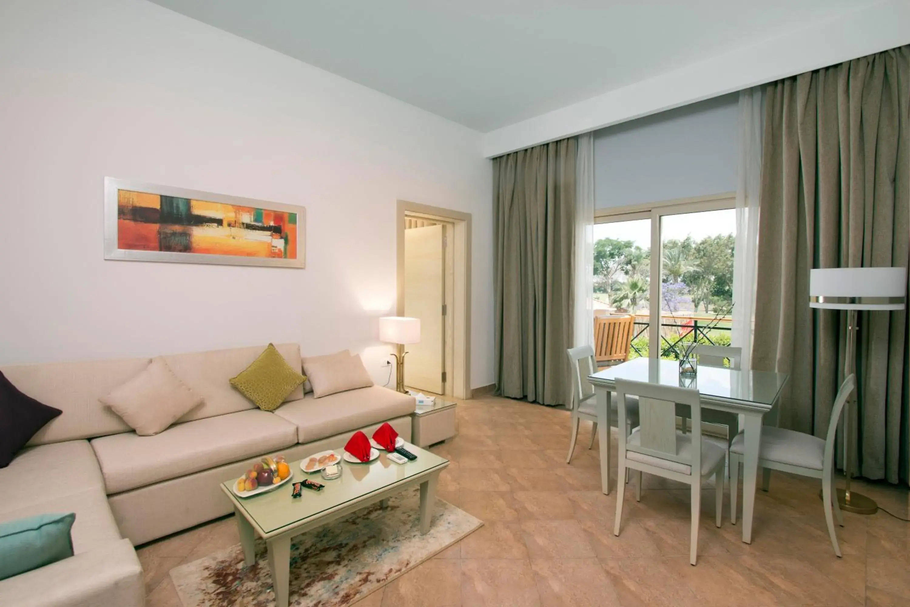 Living room in Swiss Inn Pyramids Golf Resort Living room in Swiss Inn Pyramids Golf Resort