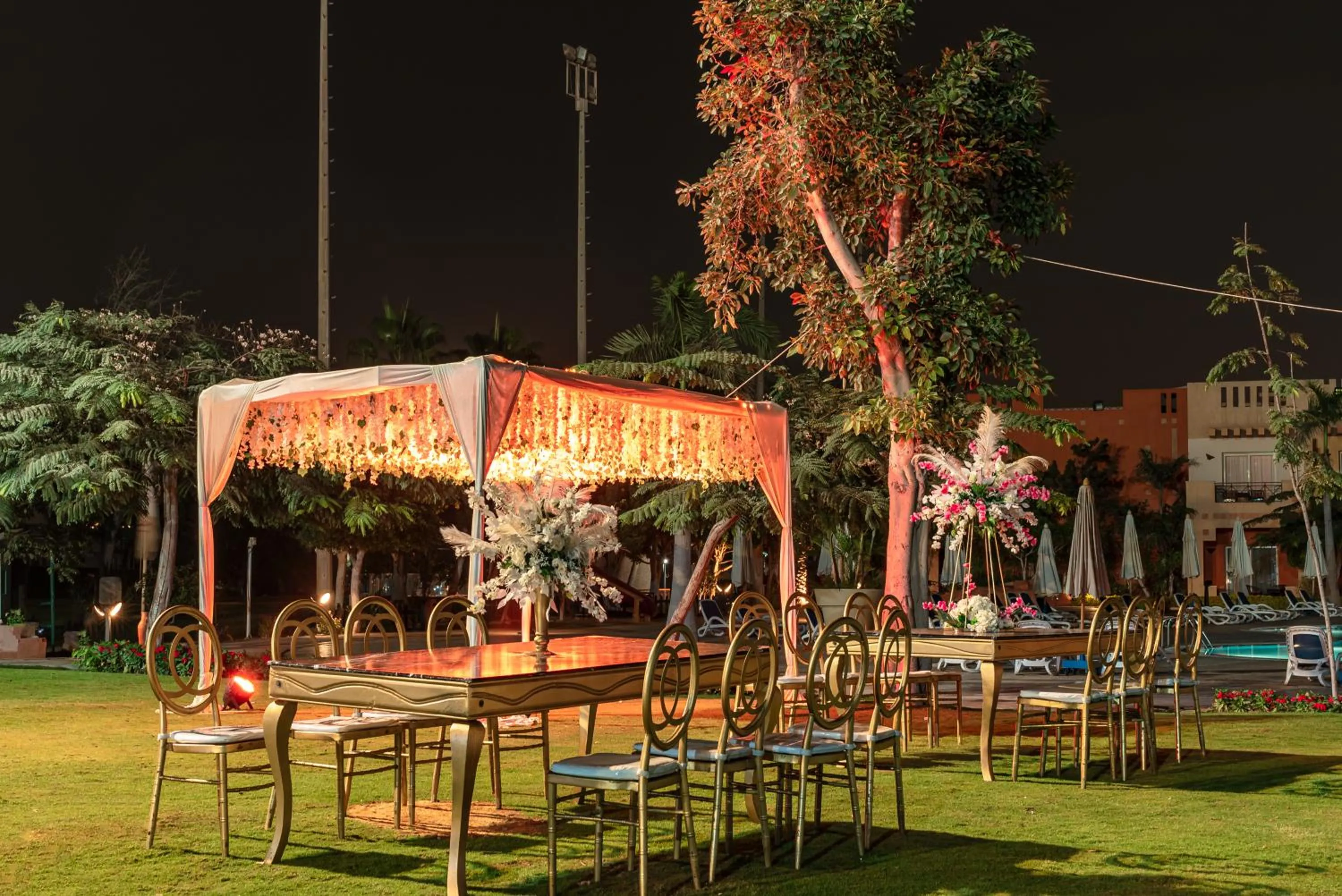 wedding in Swiss Inn Pyramids Golf Resort