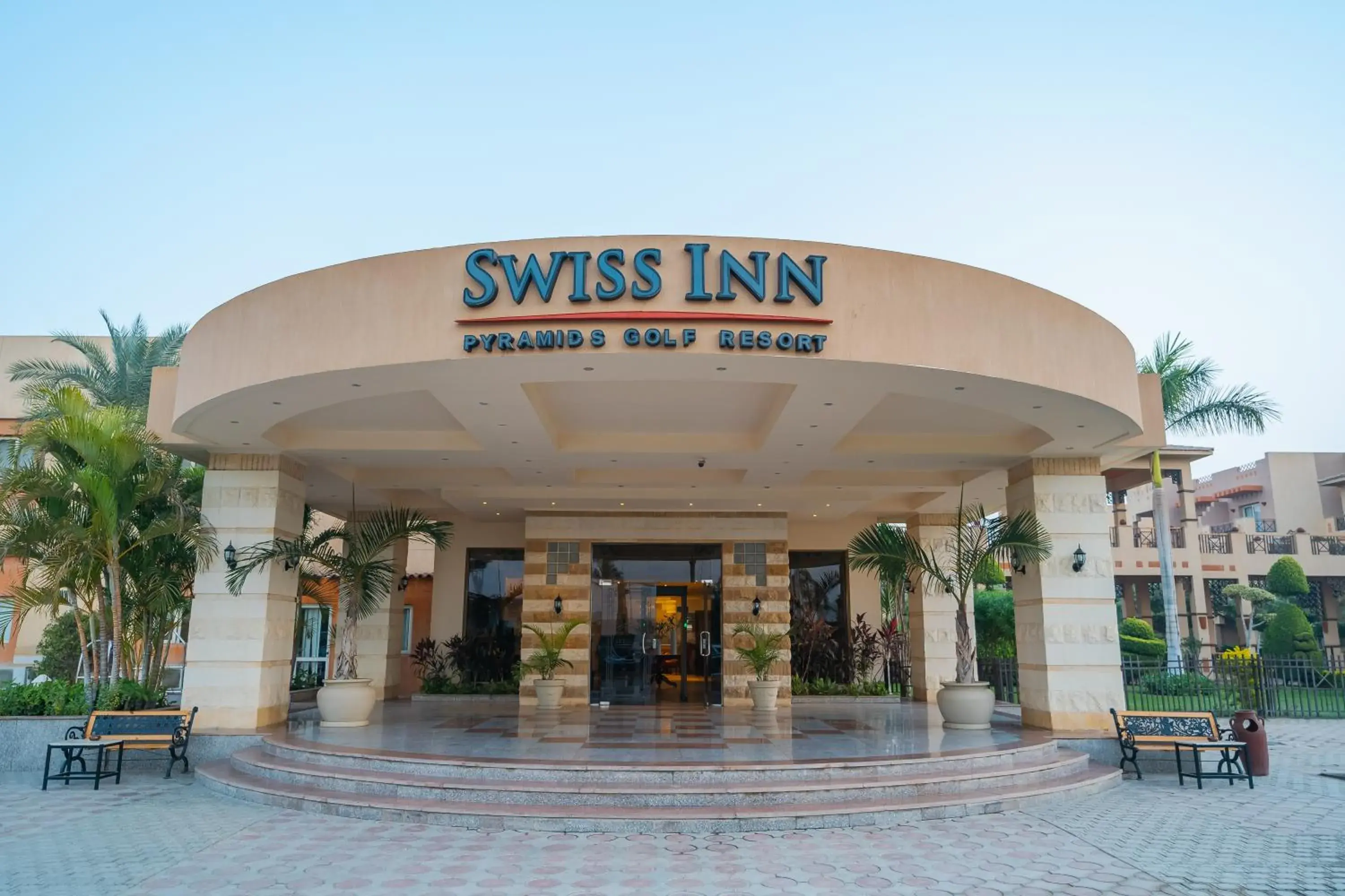 Property building in Swiss Inn Pyramids Golf Resort Property building in Swiss Inn Pyramids Golf Resort