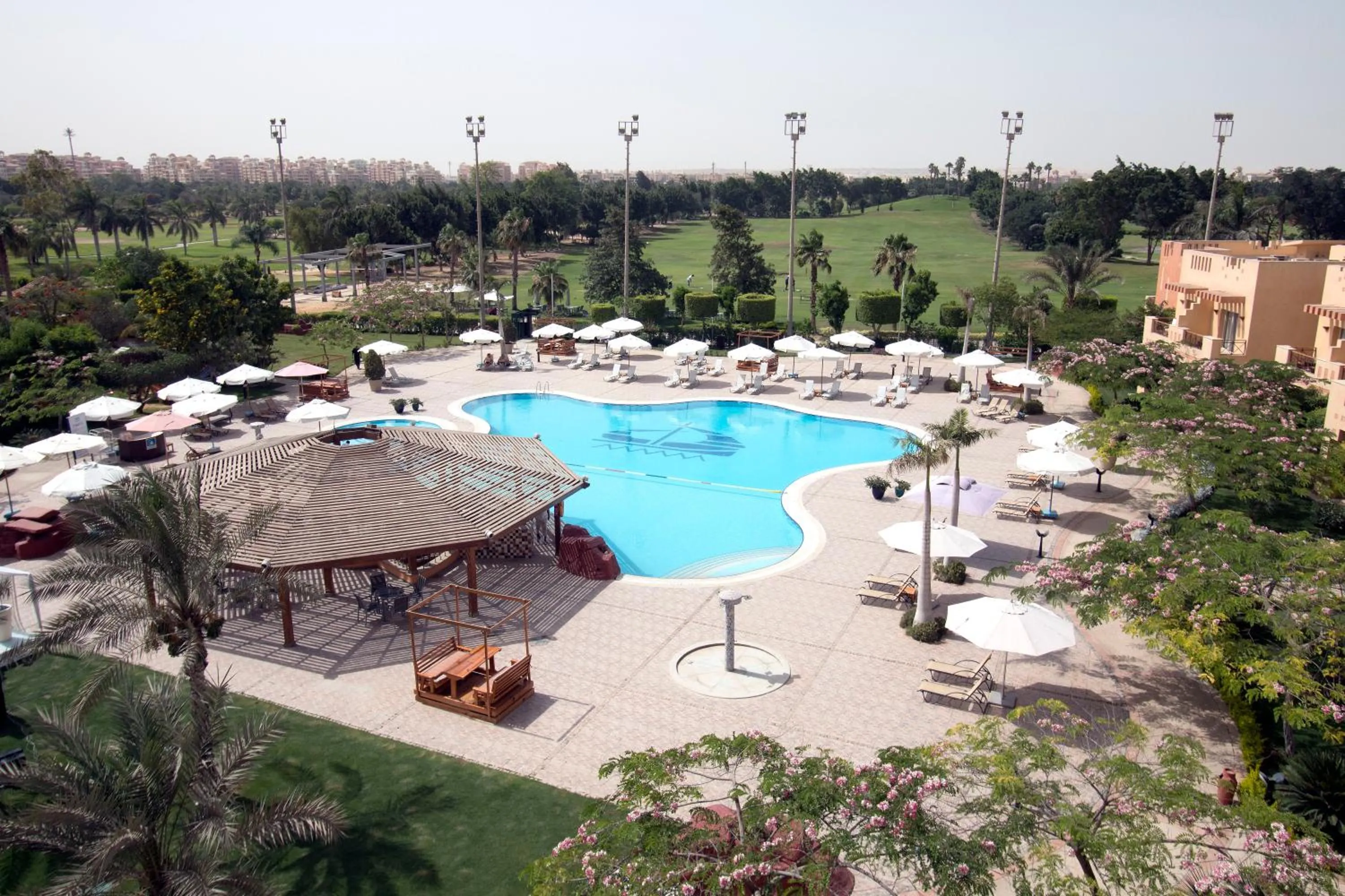Pool view in Swiss Inn Pyramids Golf Resort
