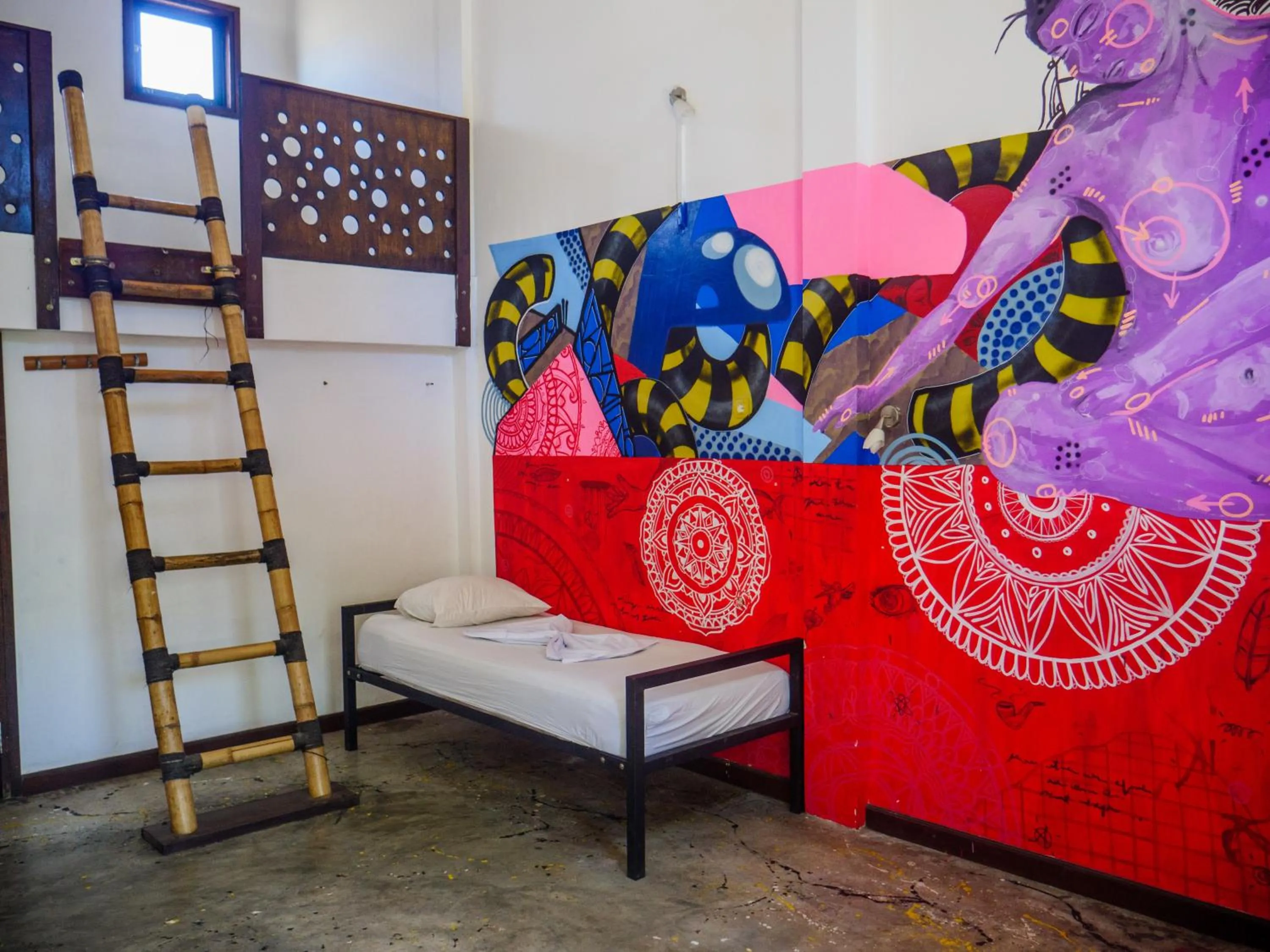 Bed in Gili Beach Bum Hostel