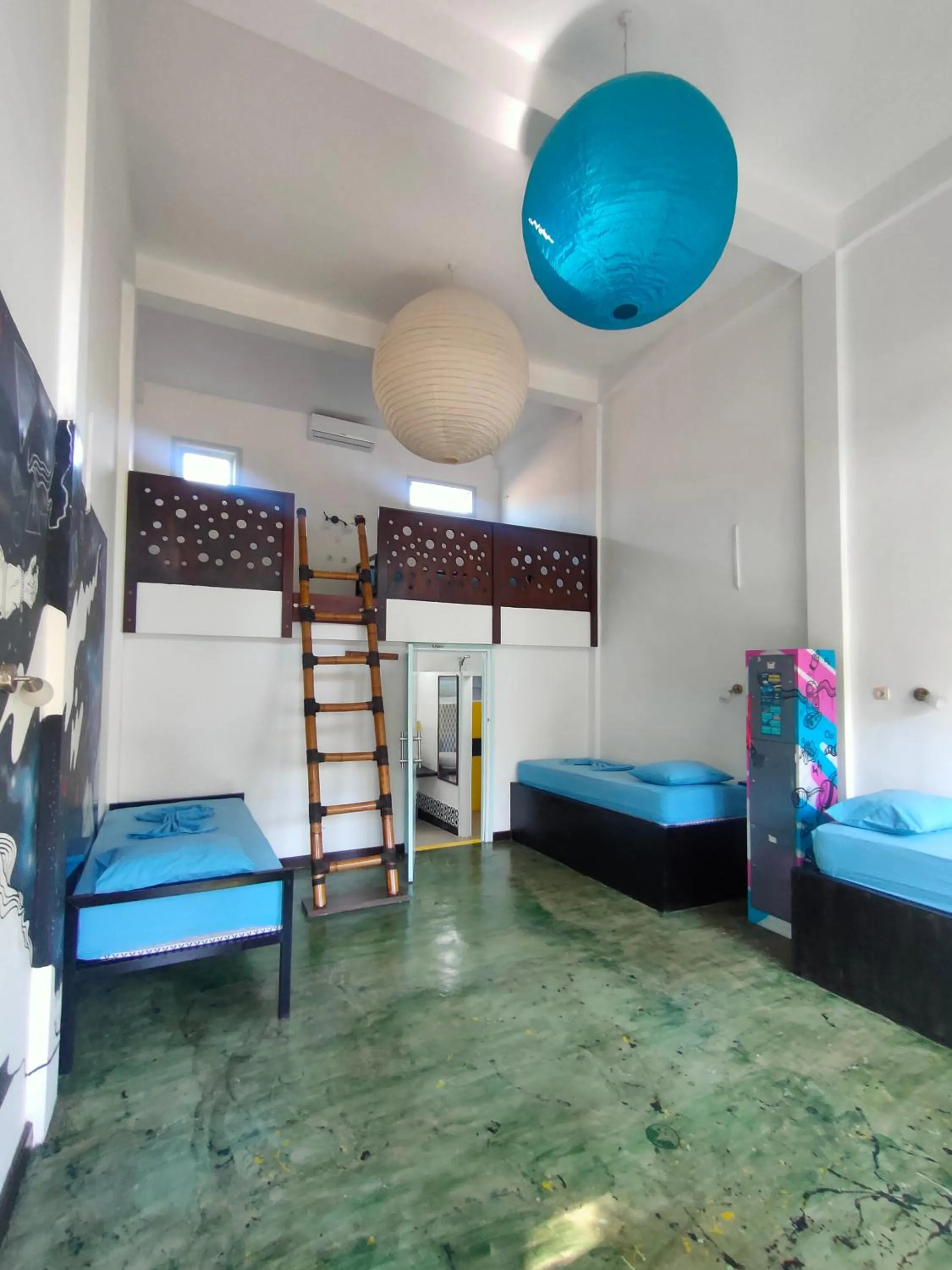 Bed in Gili Beach Bum Hostel