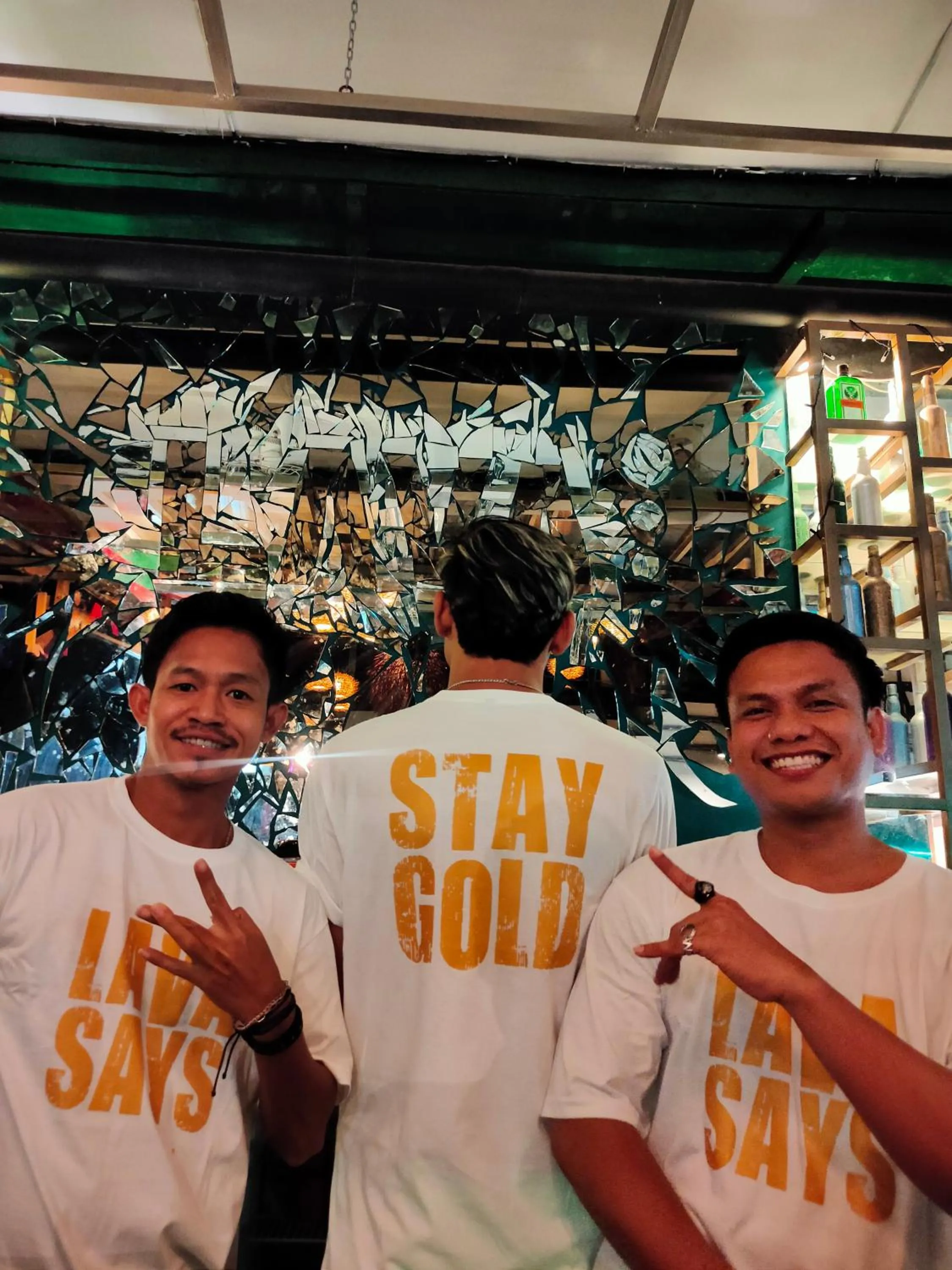 People in Gili Beach Bum Hostel