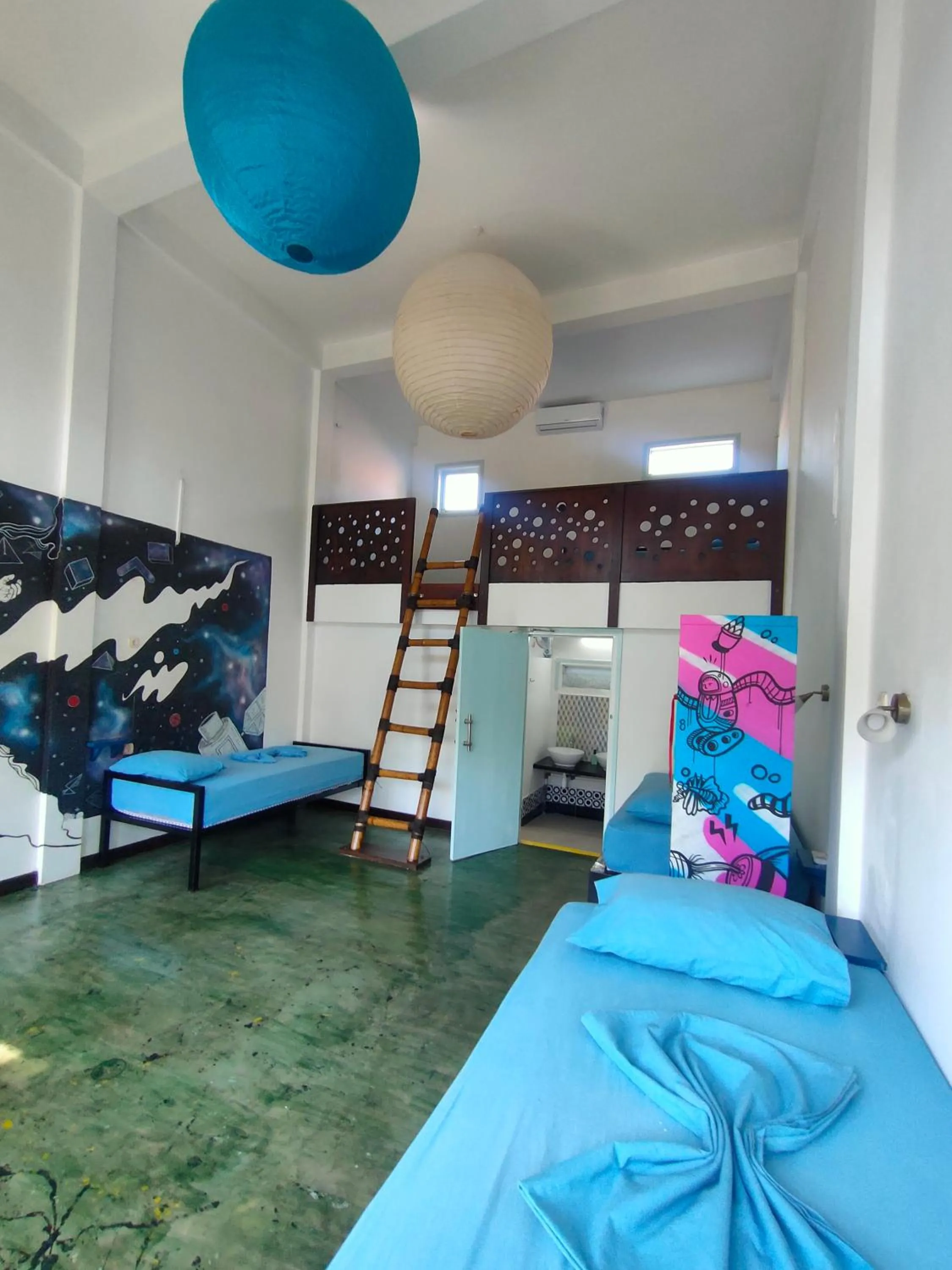 Bedroom in Gili Beach Bum Hostel