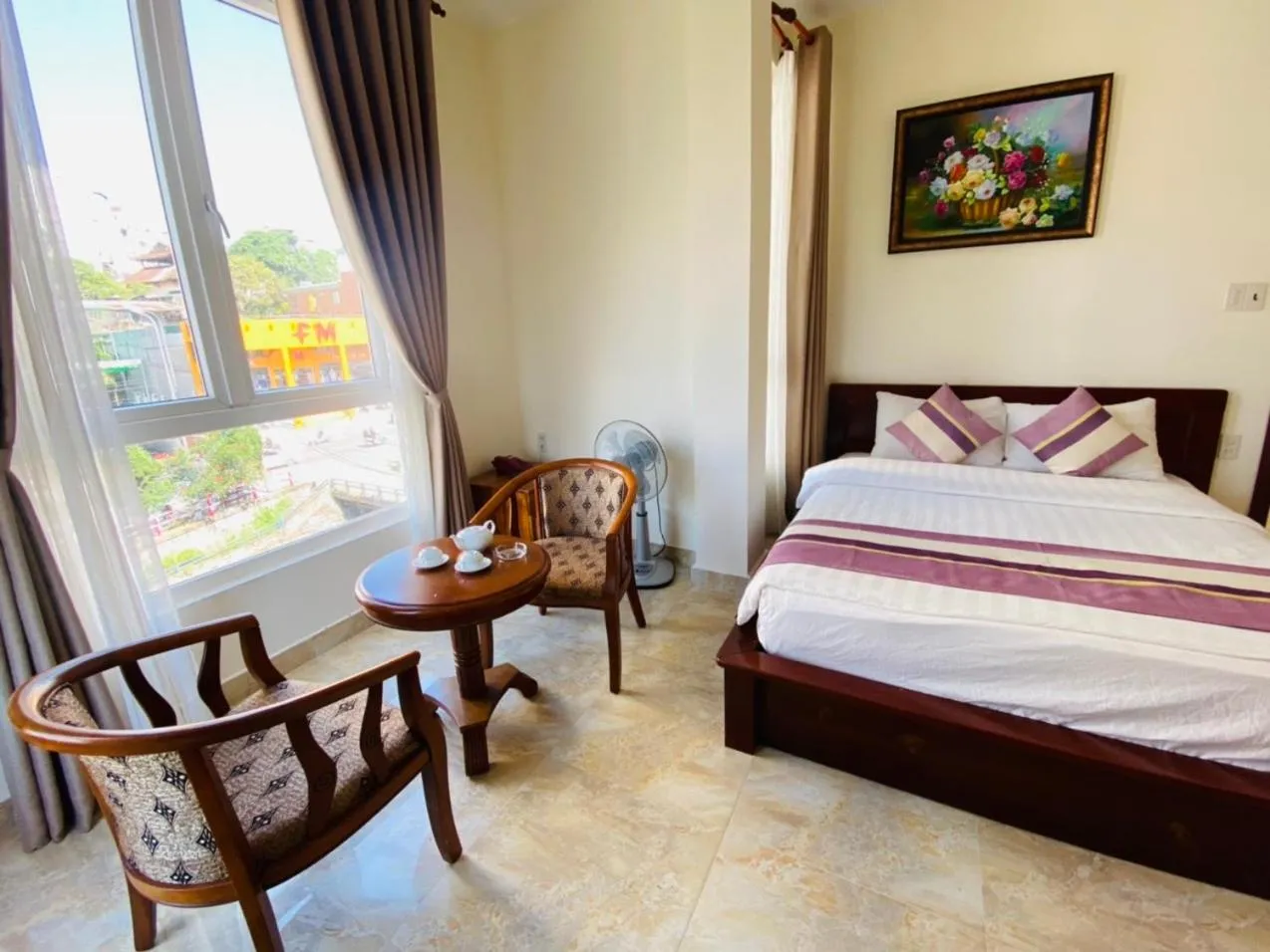 Photo of the whole room, Bed in Hoang Quan Hotel