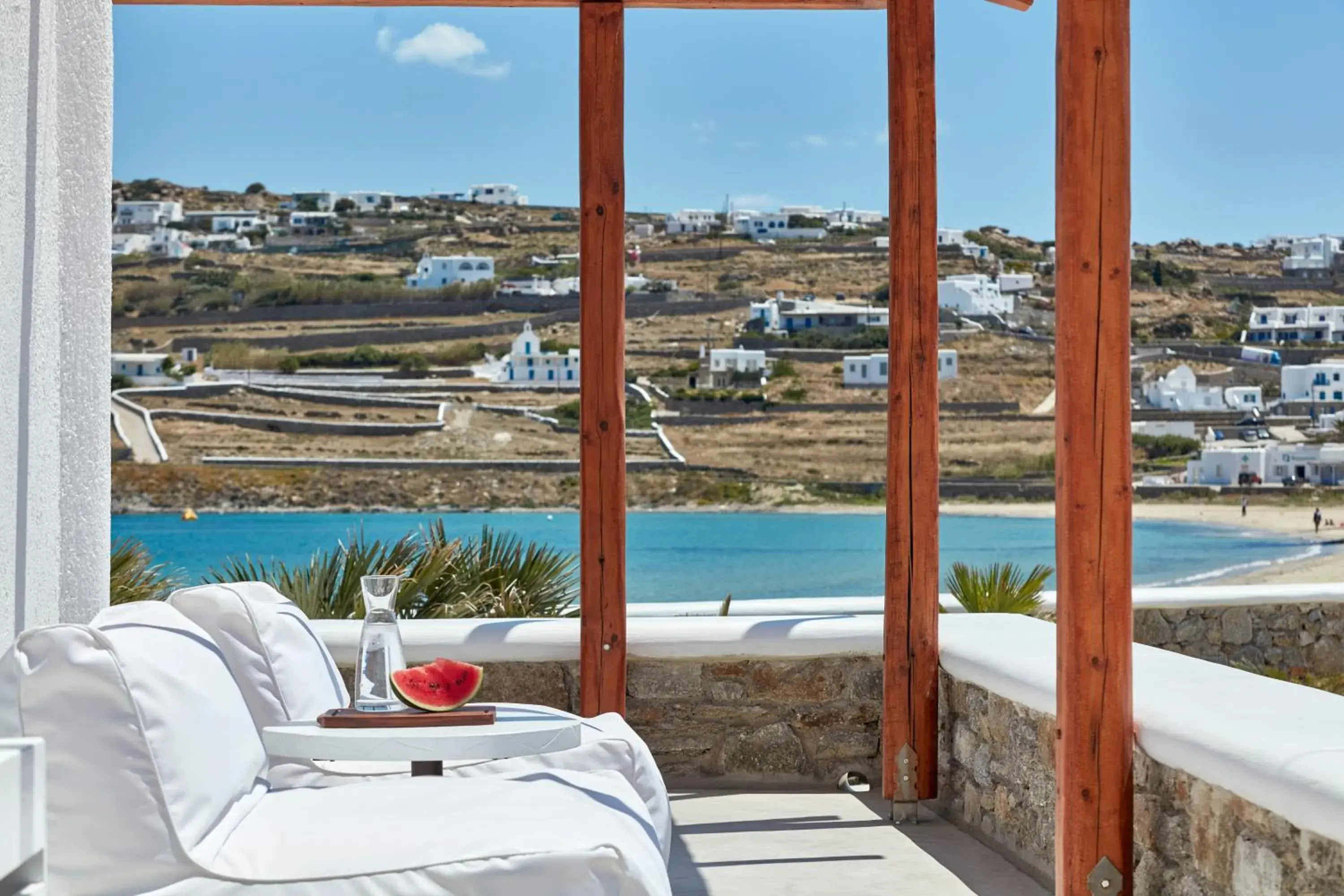 Sea view in Mykonos Waves Beach House & Suites Sea view in Mykonos Waves Beach House & Suites
