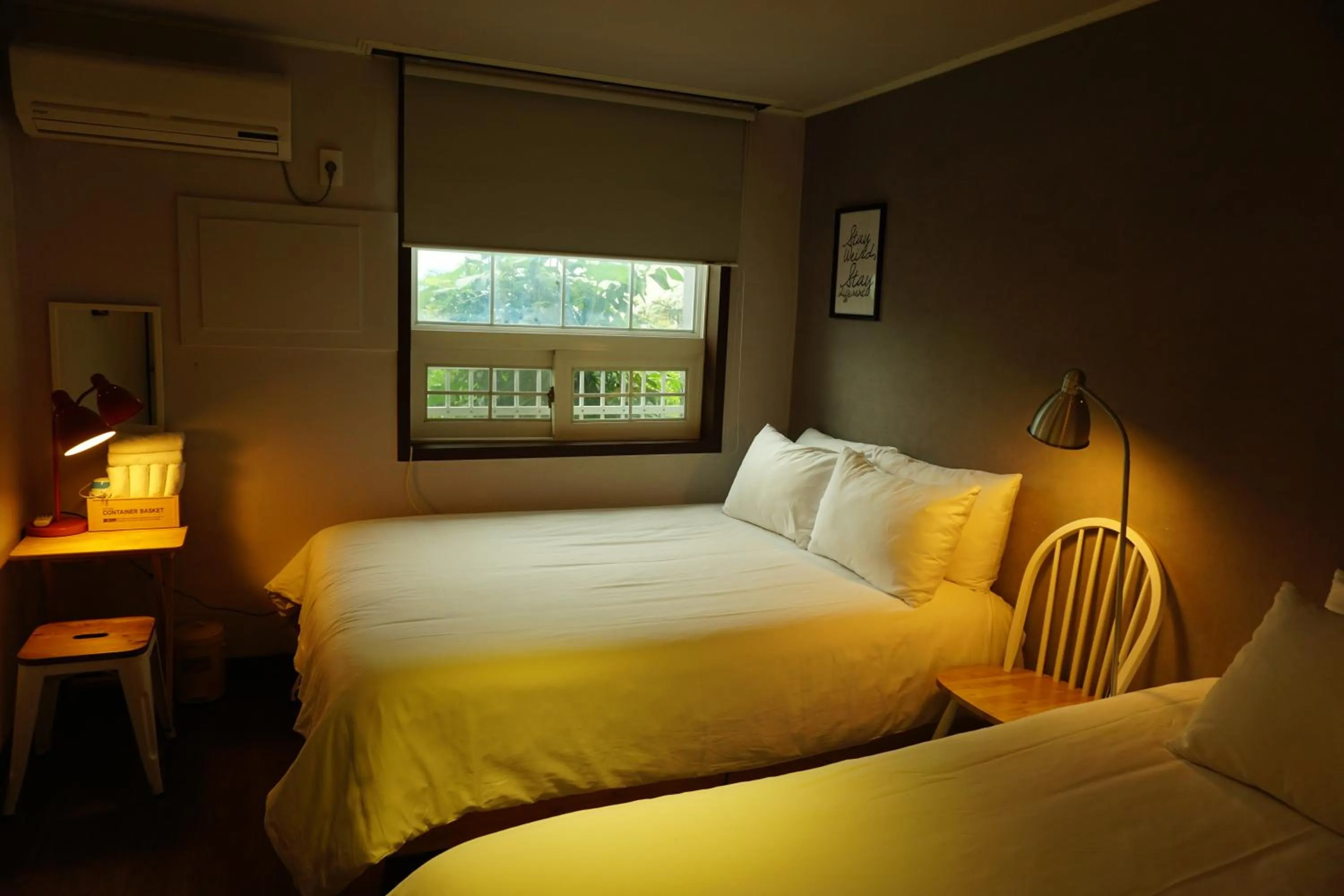 Decorative detail, Bed in Grim Garden Guesthouse