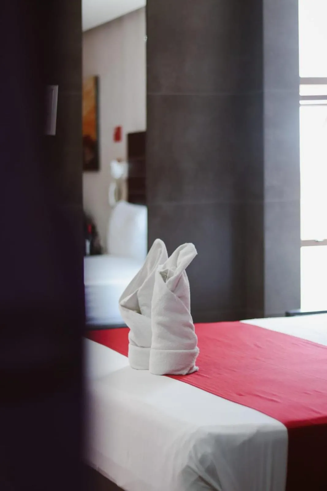 Bed in Auto Hotel Las Maravillas