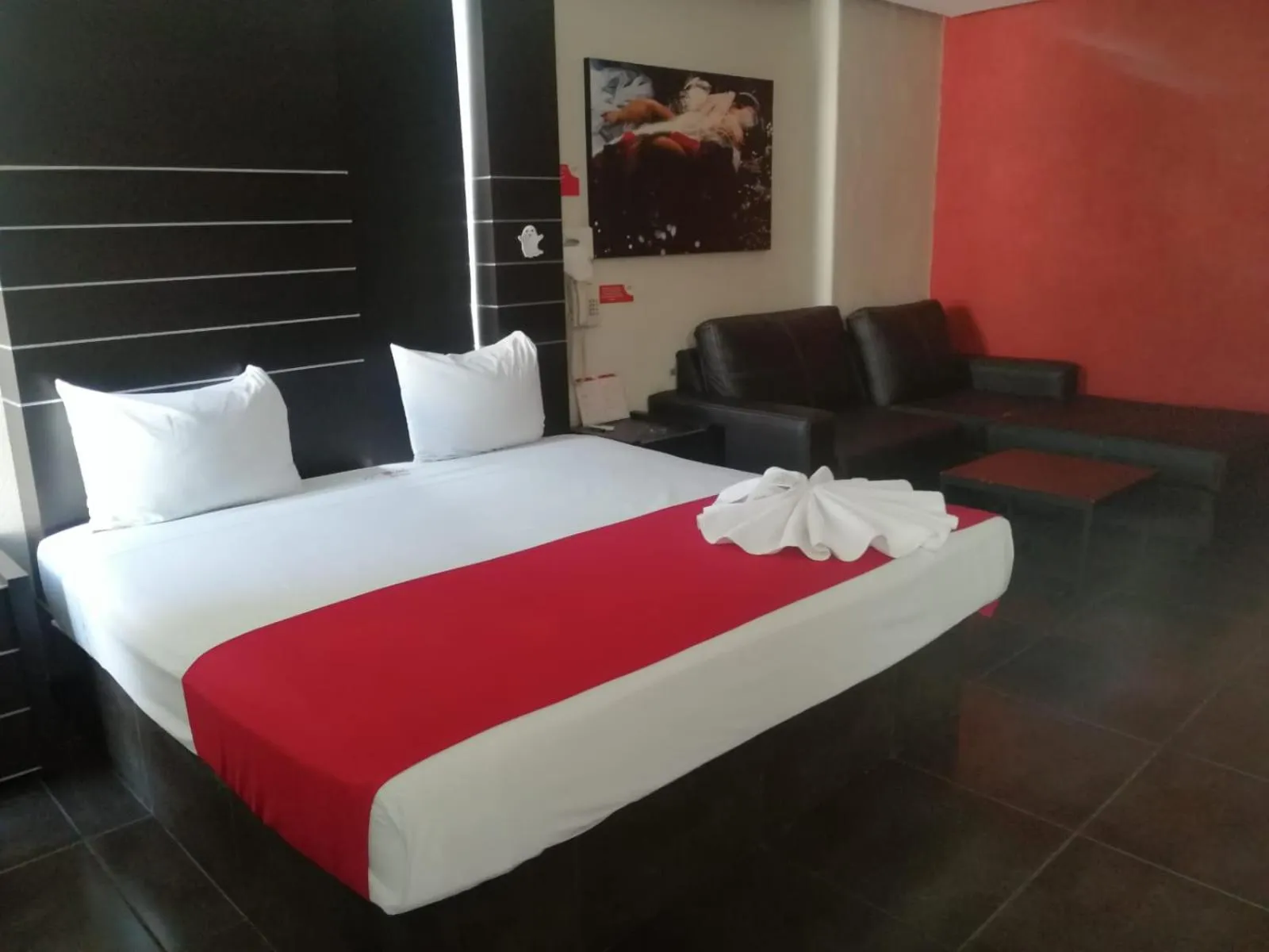 Bed in Auto Hotel Las Maravillas