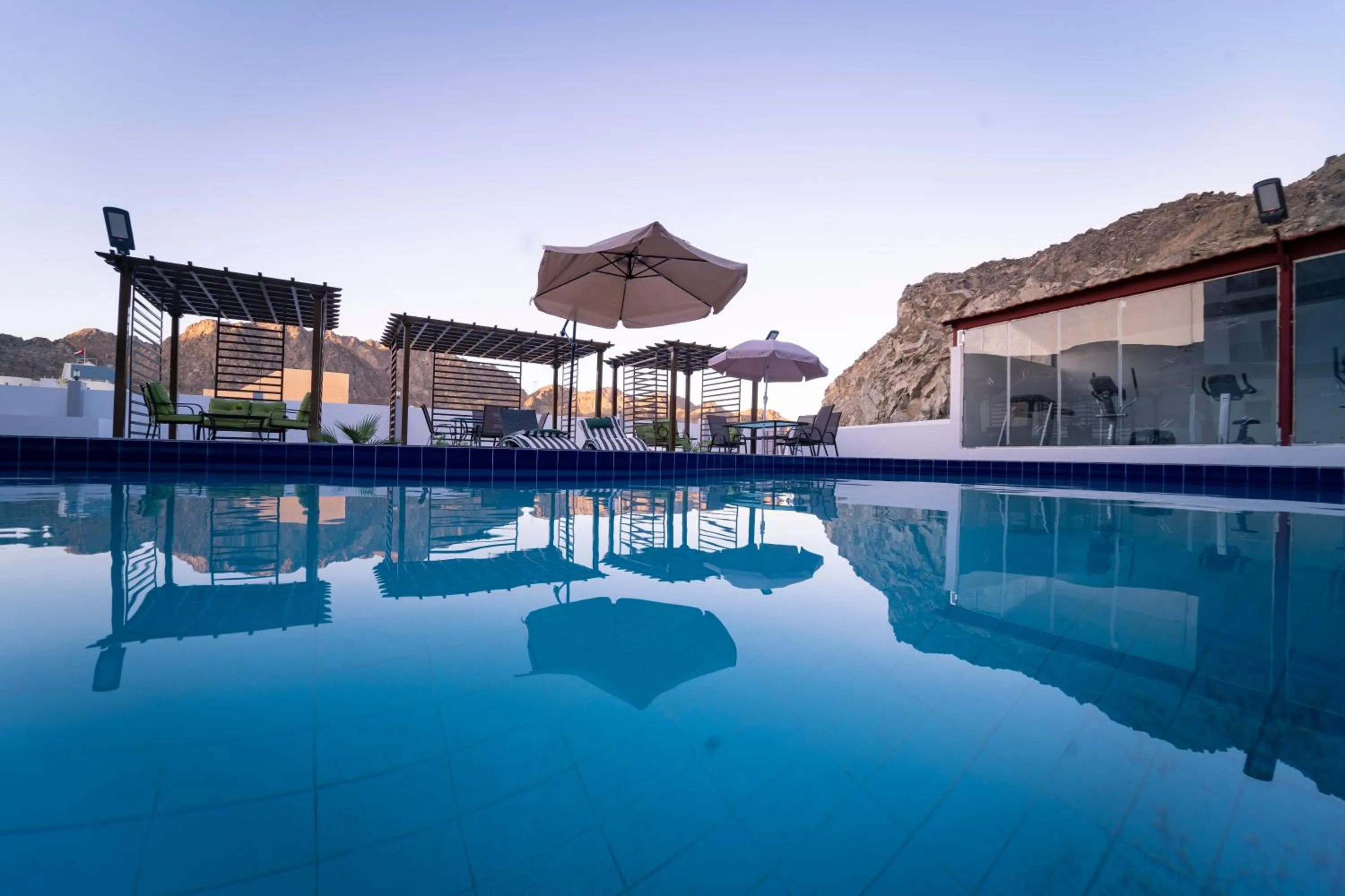 Swimming pool in Riyam Hotel