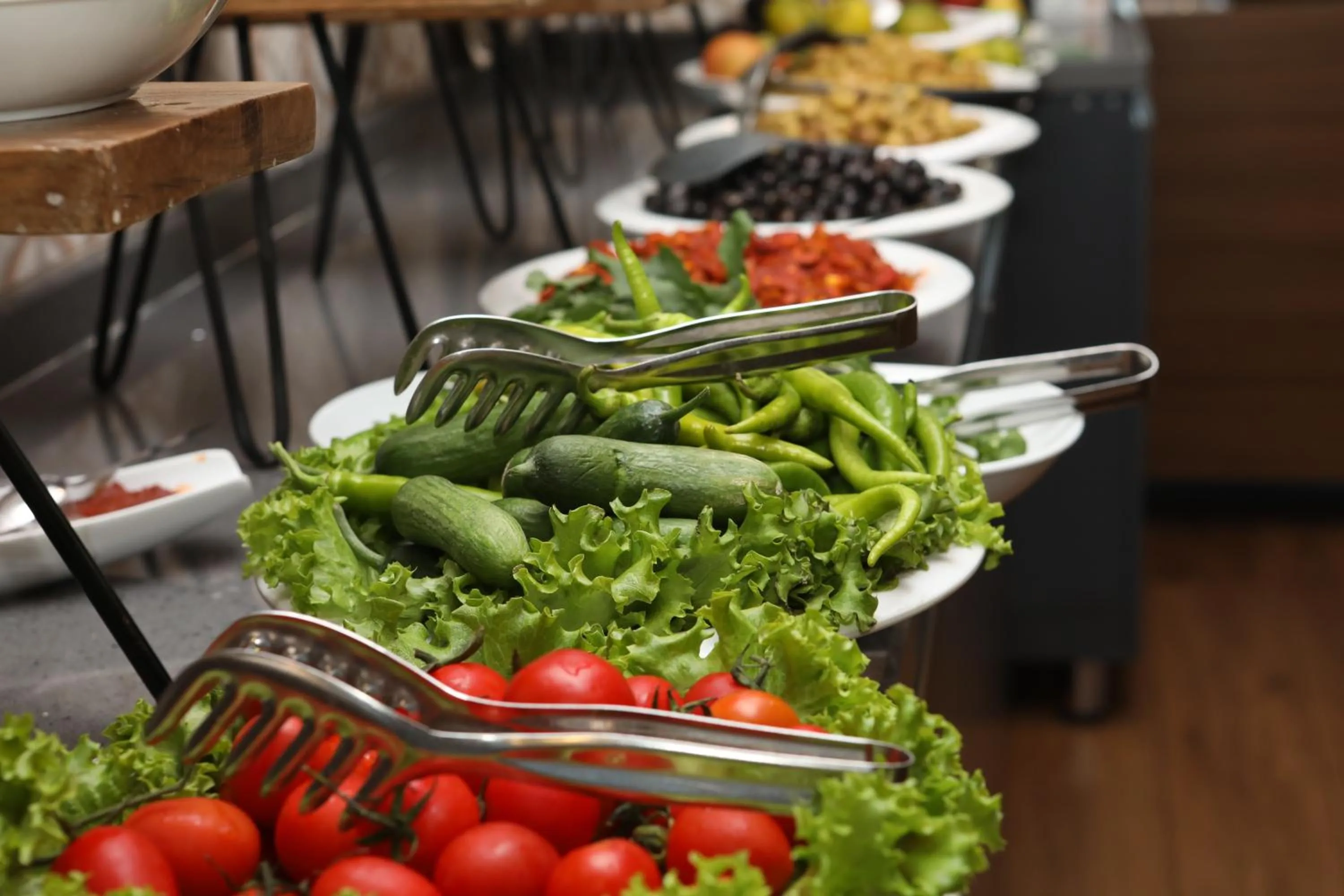 Buffet breakfast in Rest Inn Aydın Hotel