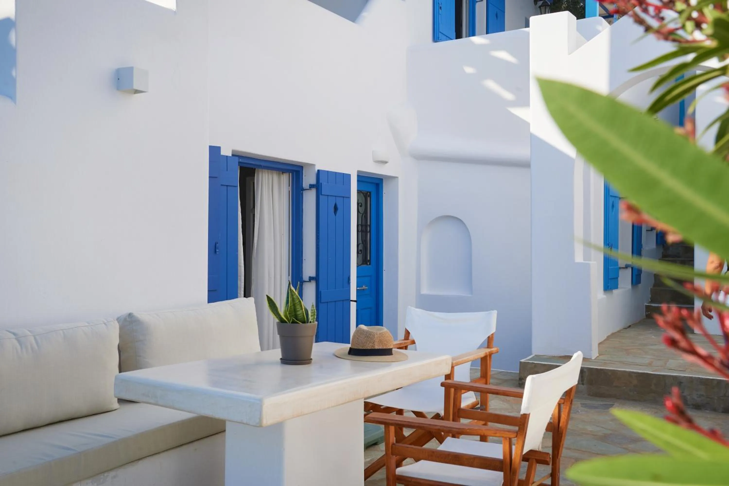 Balcony/Terrace in Cleopatra Seaside Homes, Logaras, Paros
