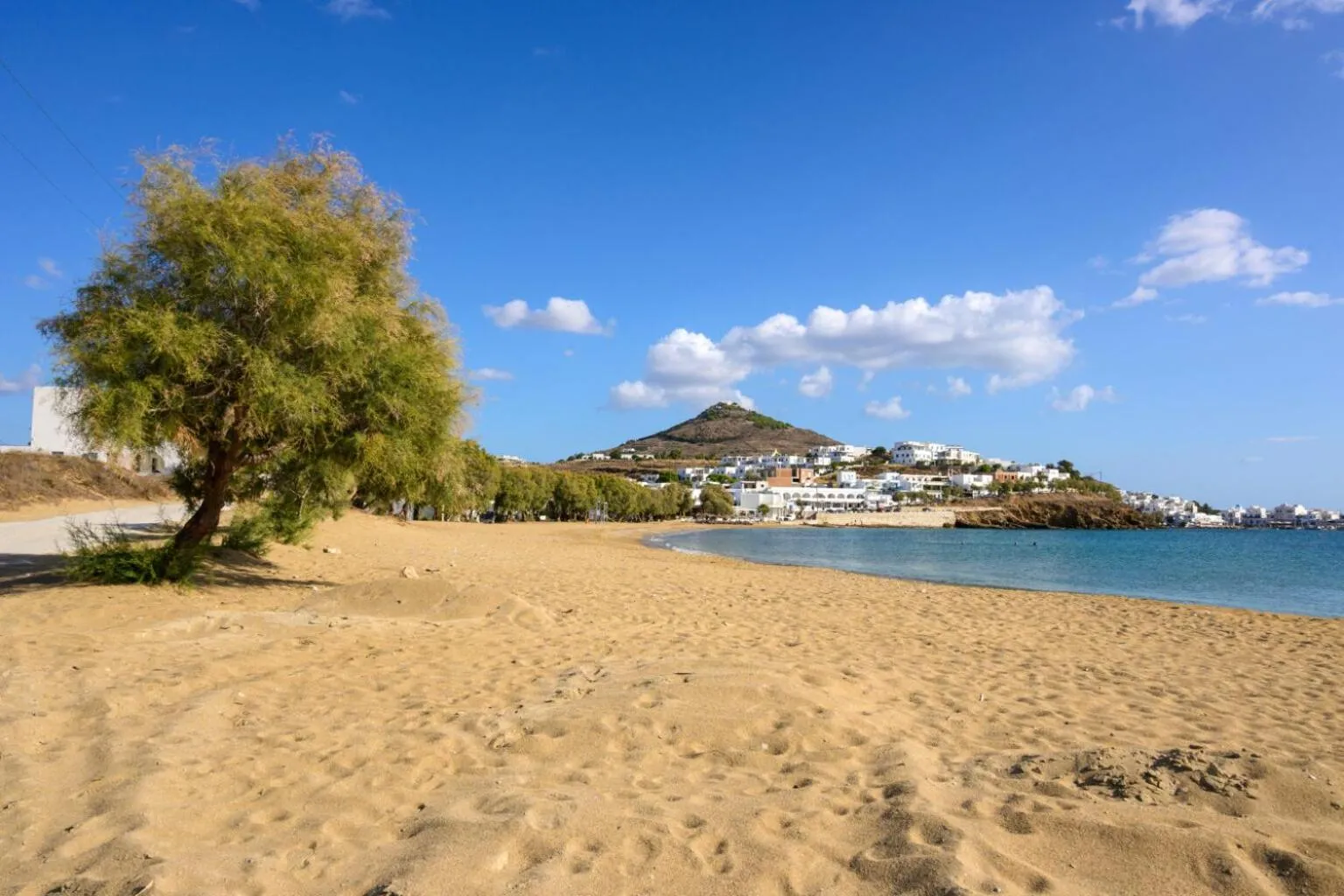 Beach in Cleopatra Seaside Homes, Logaras, Paros