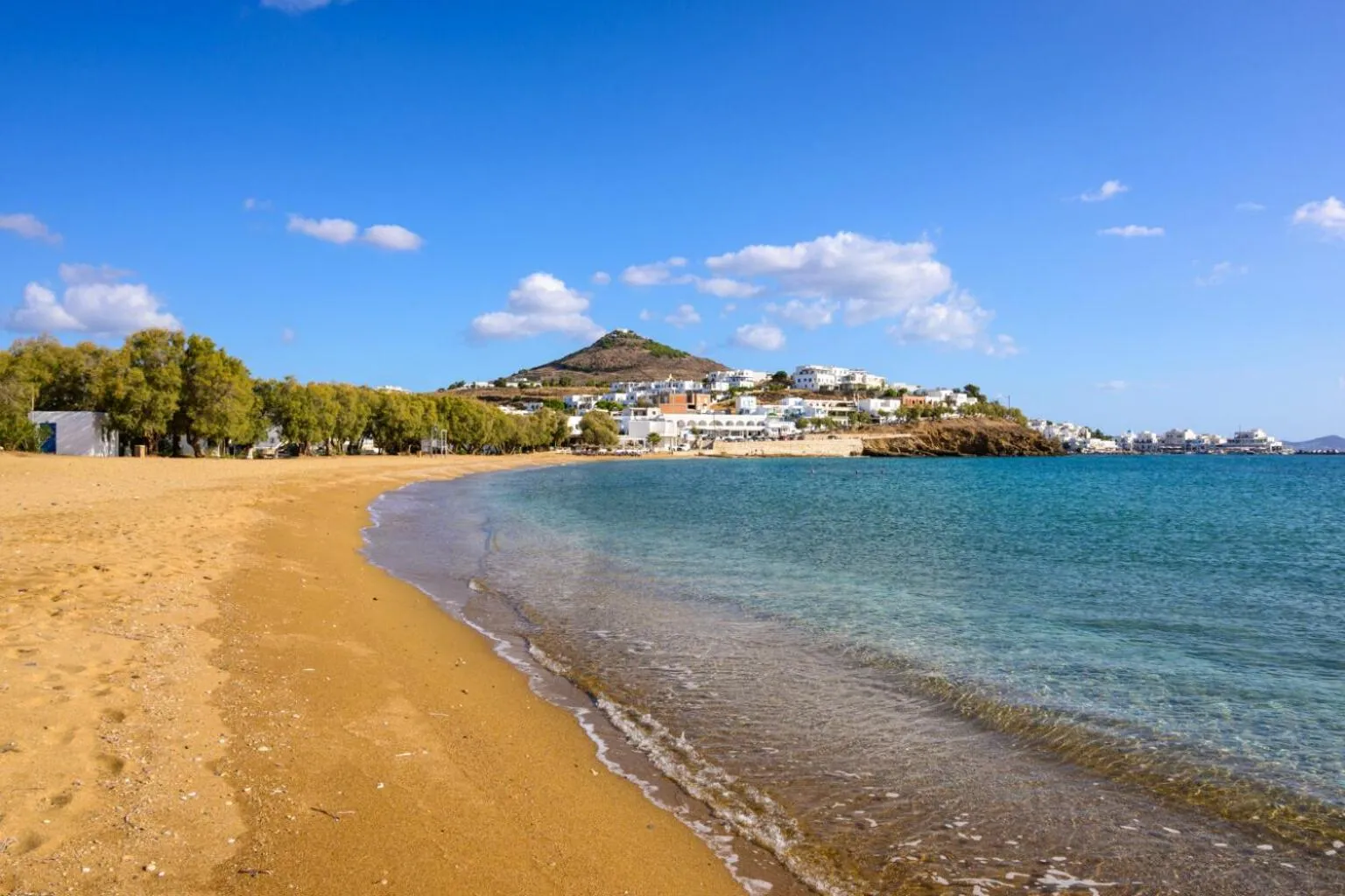 Beach in Cleopatra Seaside Homes, Logaras, Paros