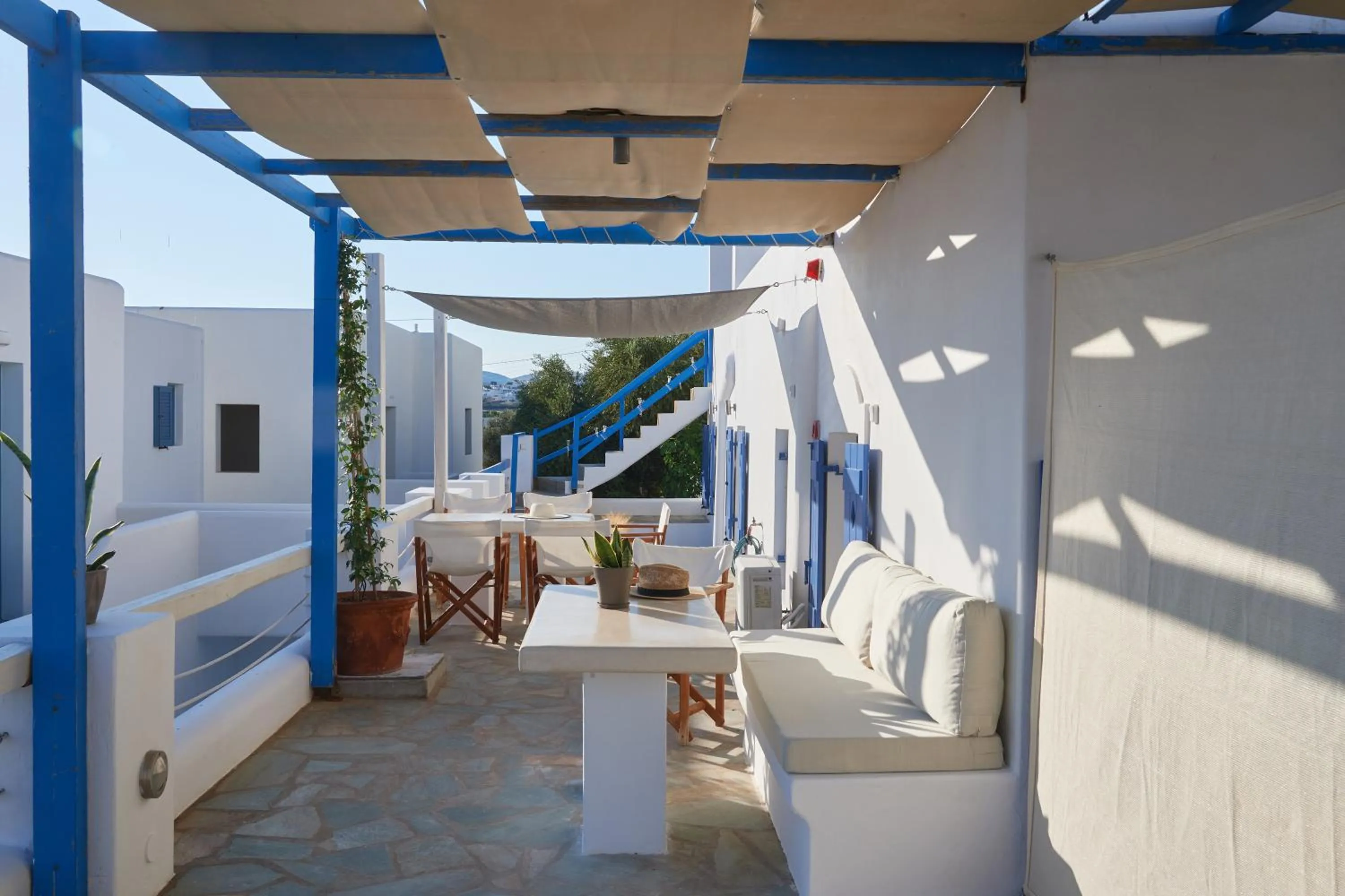 Balcony/Terrace in Cleopatra Seaside Homes, Logaras, Paros