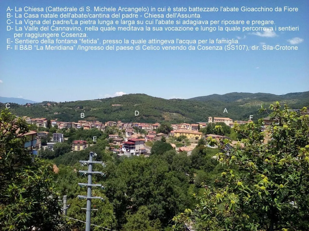 Nearby landmark in La Meridiana Bed & Bike