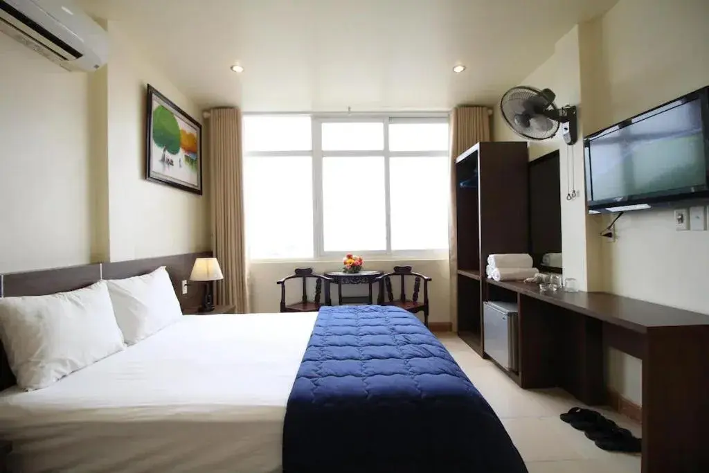 Communal lounge/ TV room, Bed in Catba Dream Hotel Communal lounge/ TV room, Bed in Catba Dream Hotel