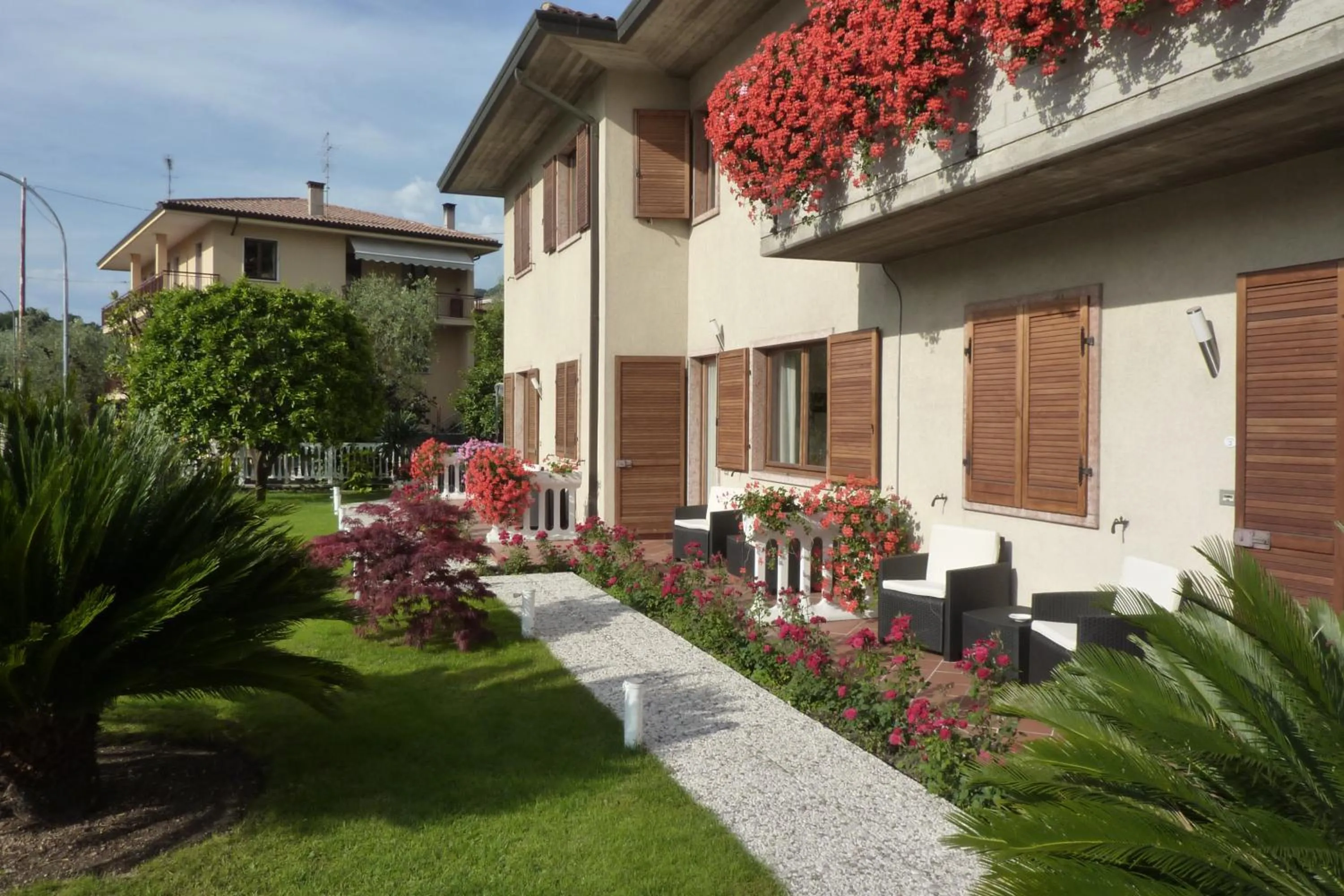 Garden view in Villa Fiori