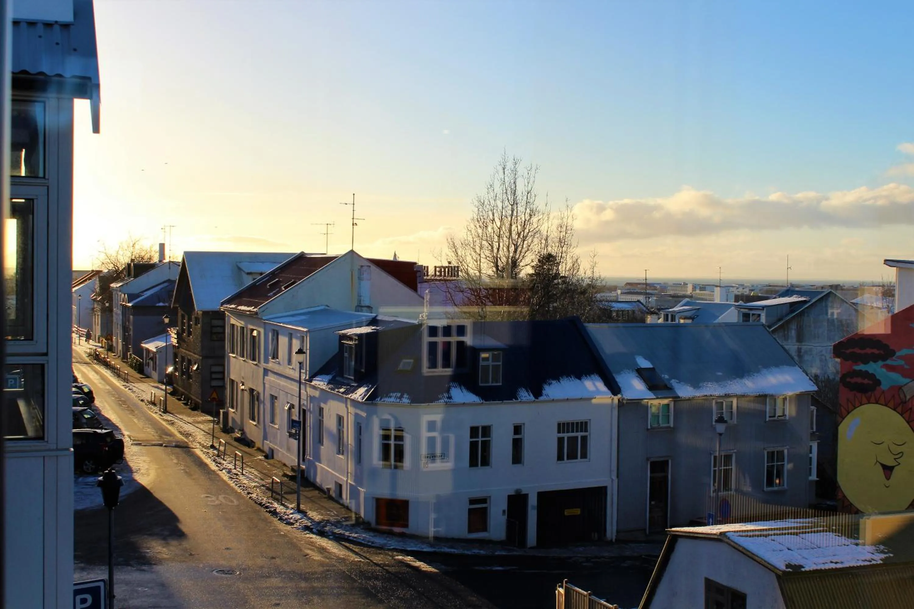 City view in Odinn Reykjavik Odinsgata Apartments