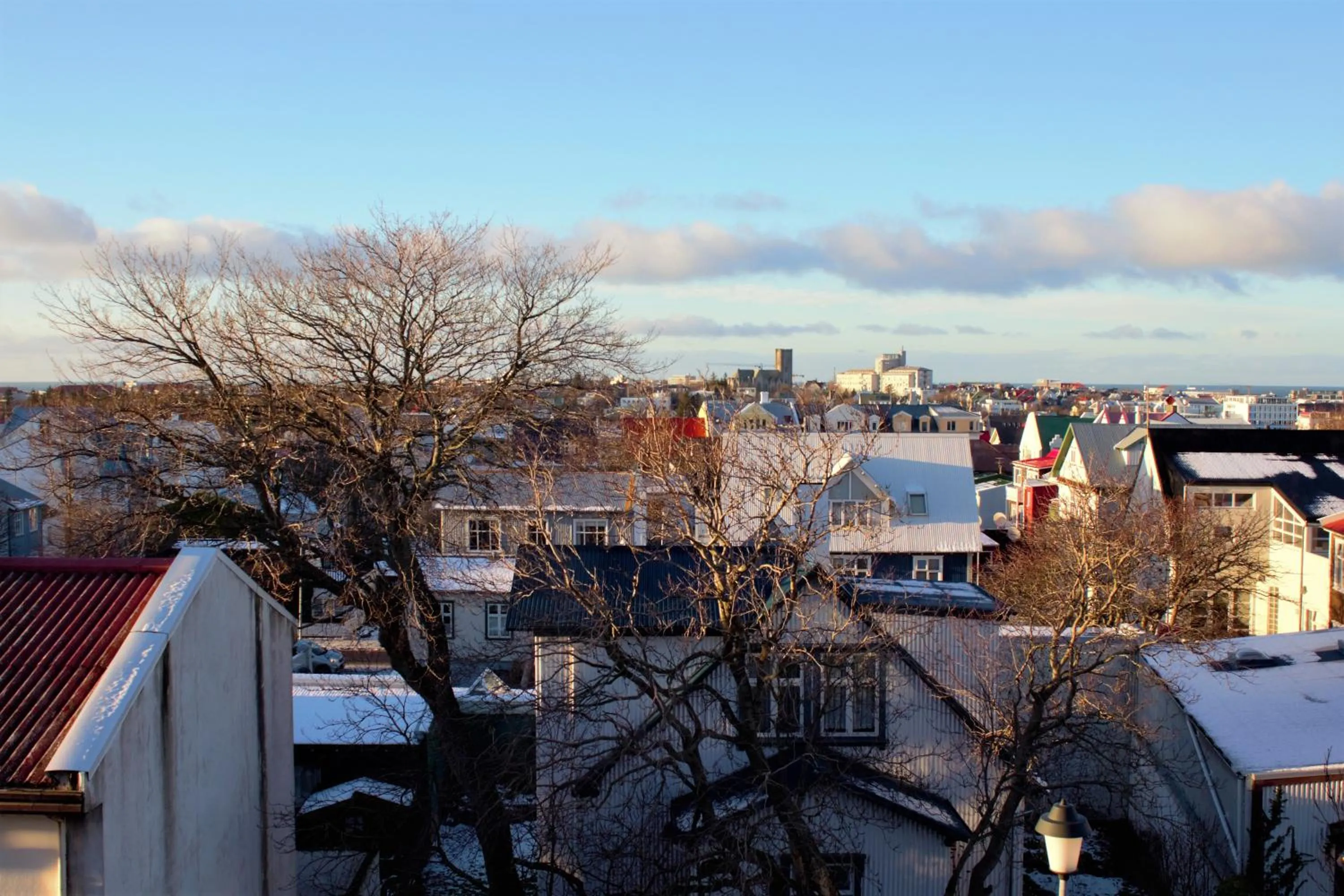 City view in Odinn Reykjavik Odinsgata Apartments
