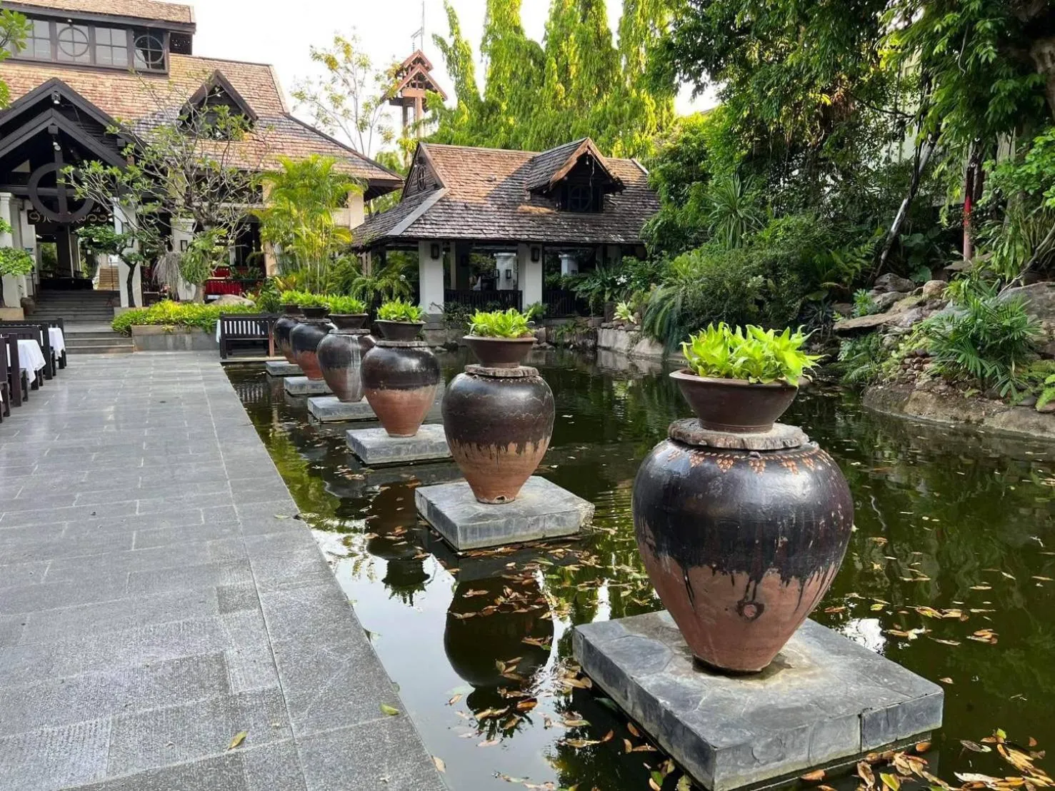 Garden in Wienglakor Hotel Lampang