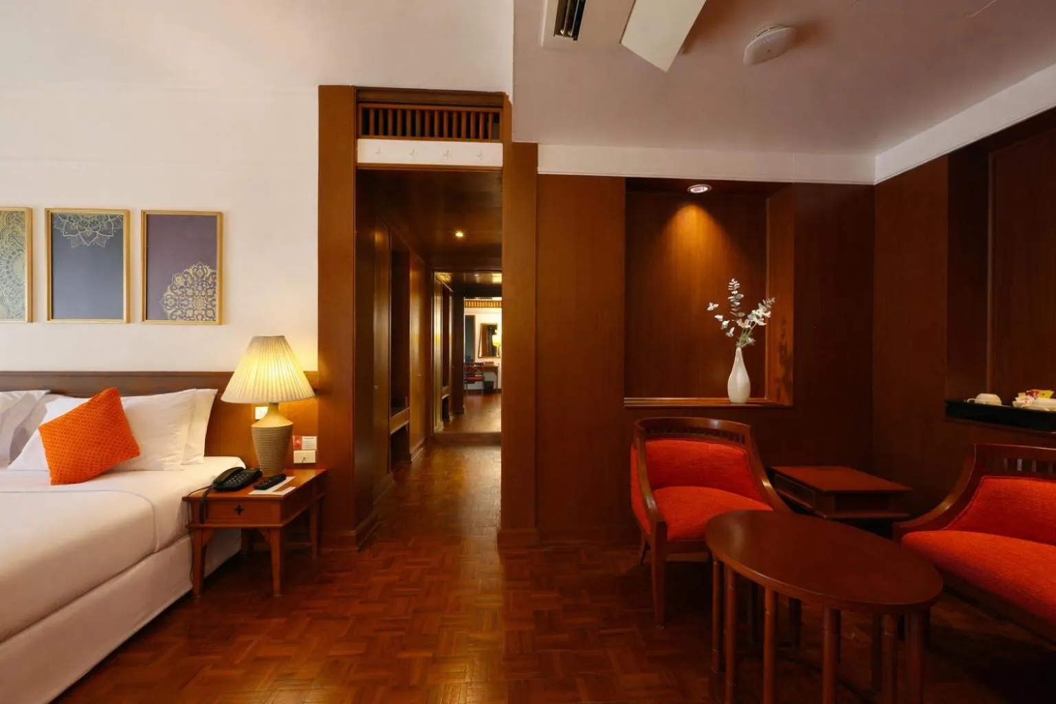 Bed in Wienglakor Hotel Lampang