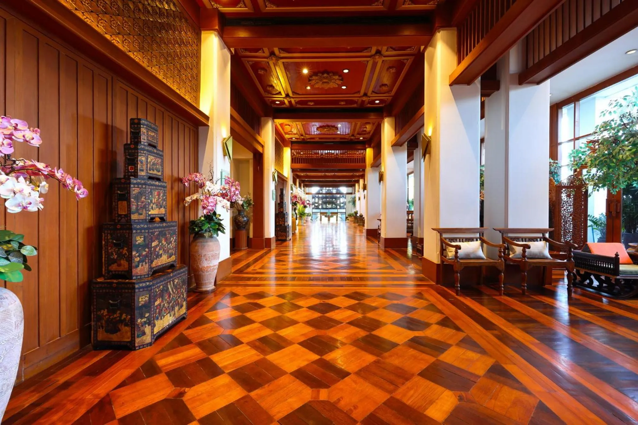 Lobby or reception in Wienglakor Hotel Lampang