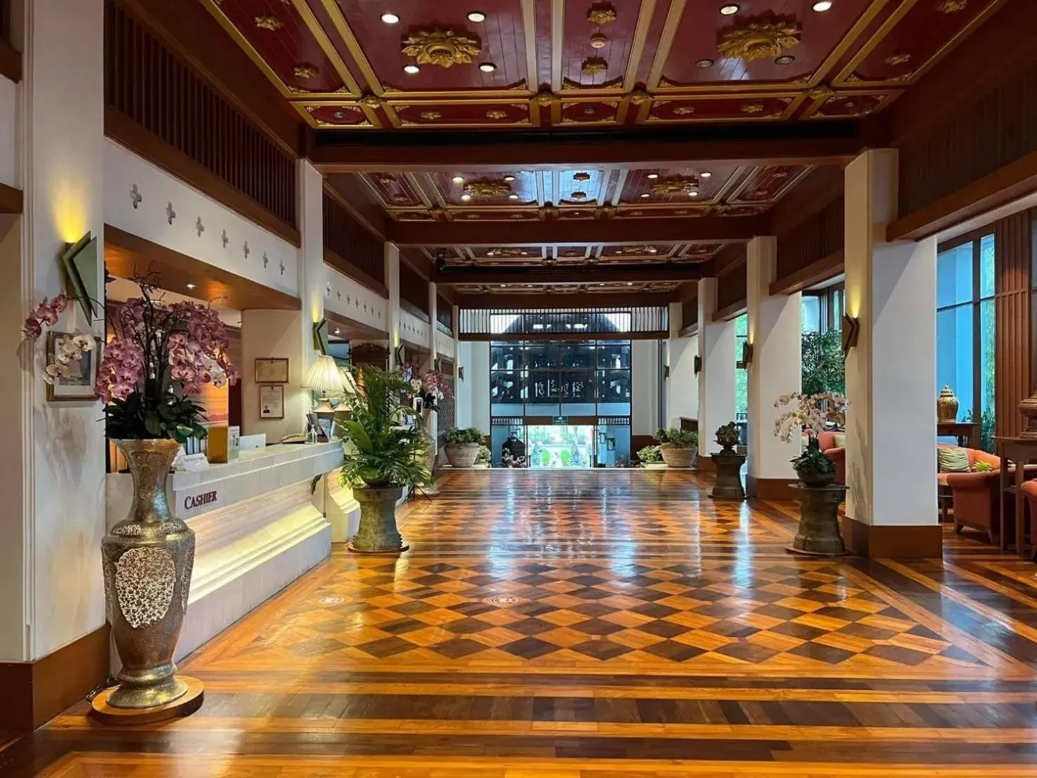 Lobby or reception in Wienglakor Hotel Lampang Lobby or reception in Wienglakor Hotel Lampang