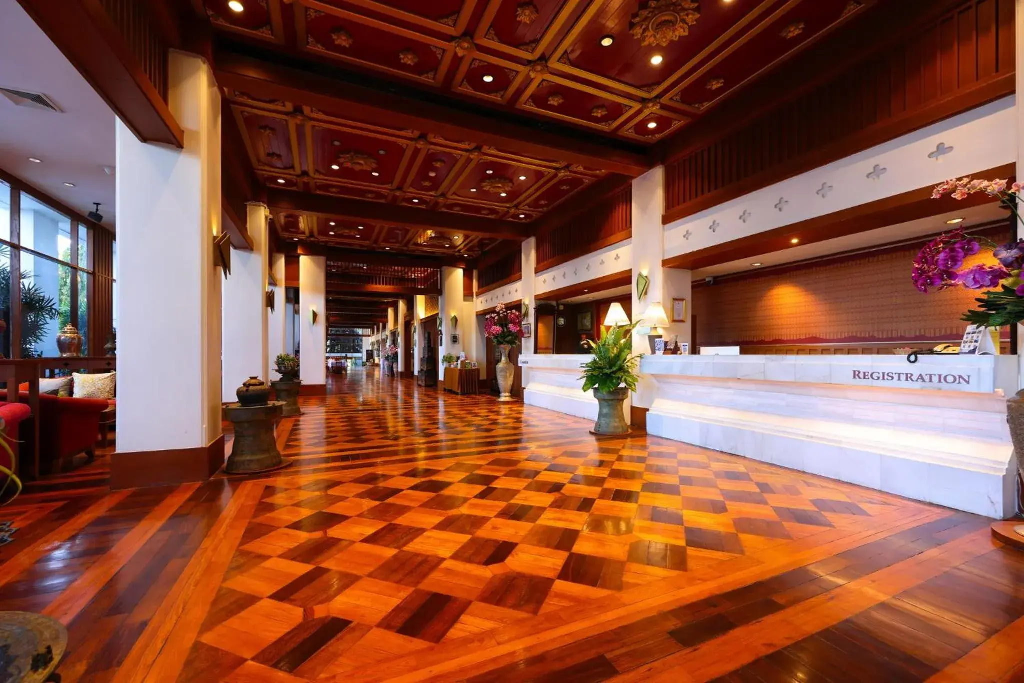 Lobby or reception in Wienglakor Hotel Lampang Lobby or reception in Wienglakor Hotel Lampang