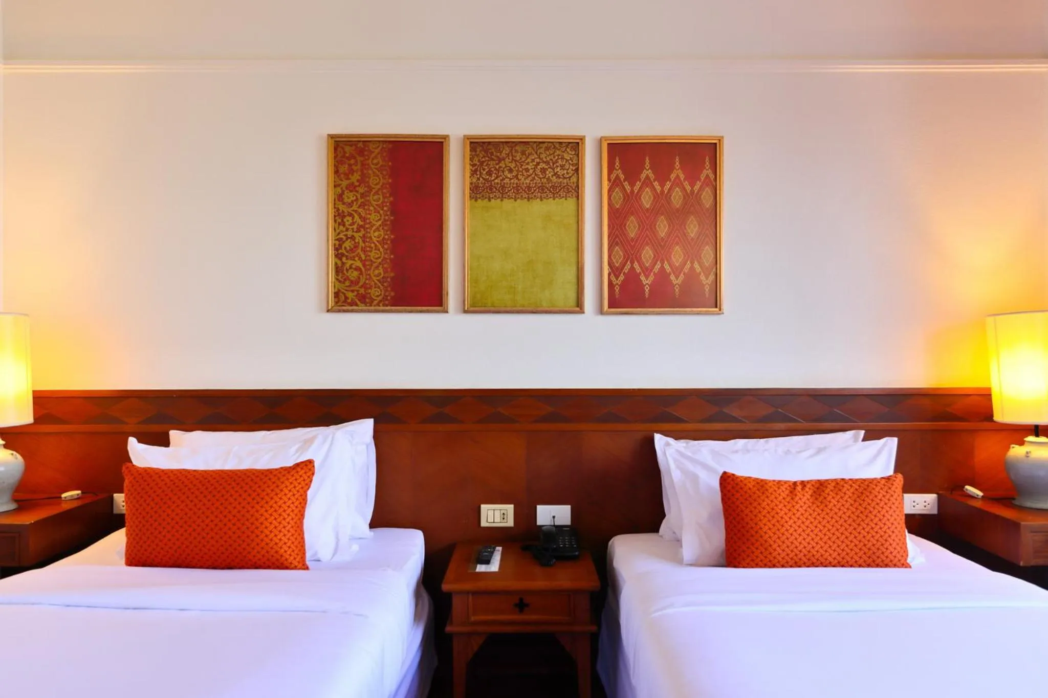Bed in Wienglakor Hotel Lampang