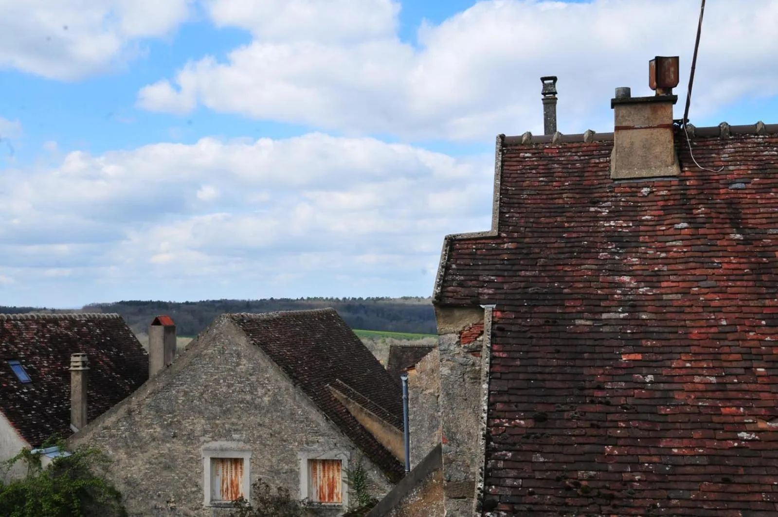View (from property/room) in Les Glycines Vézelay
