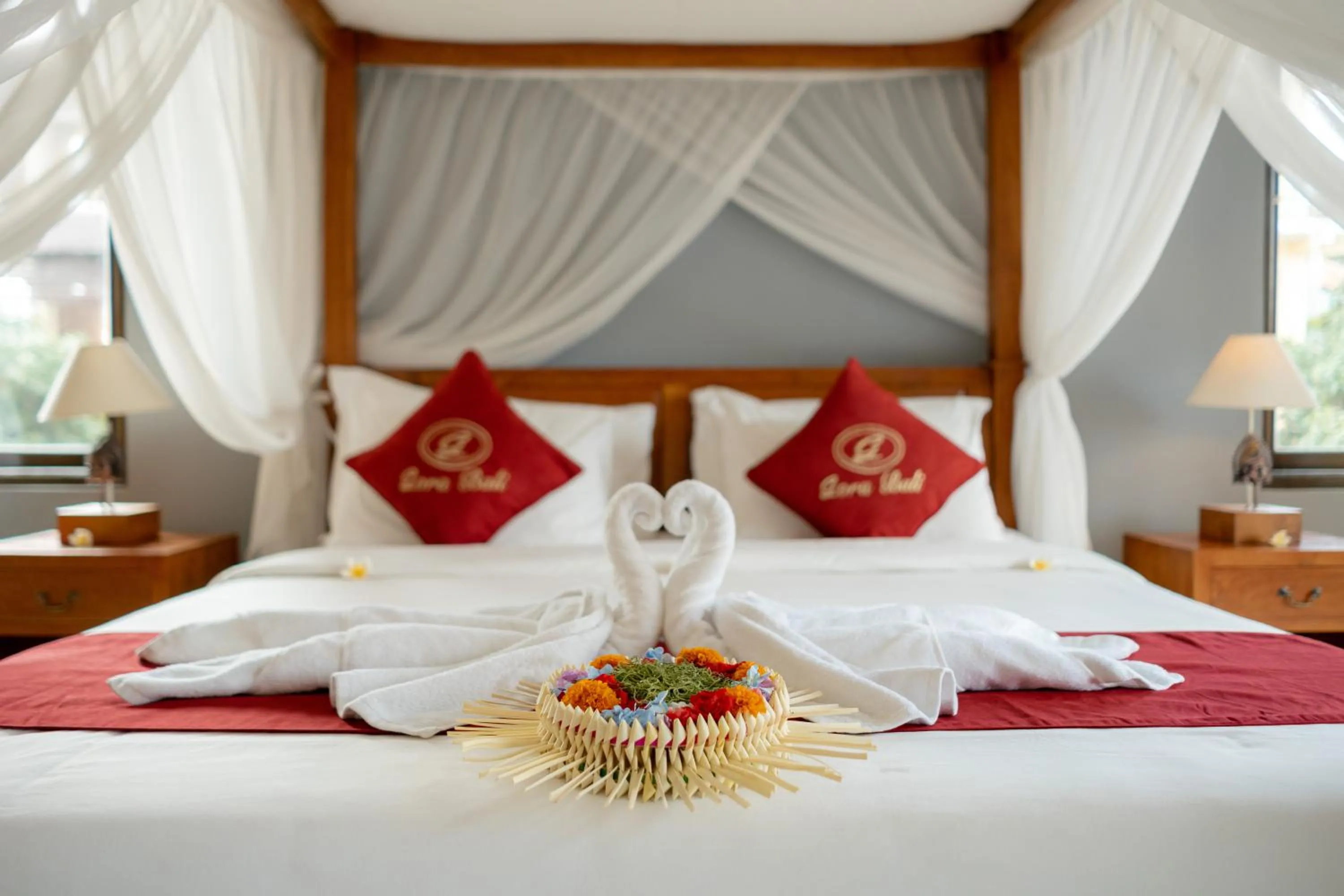 Bed in Gora House Bali