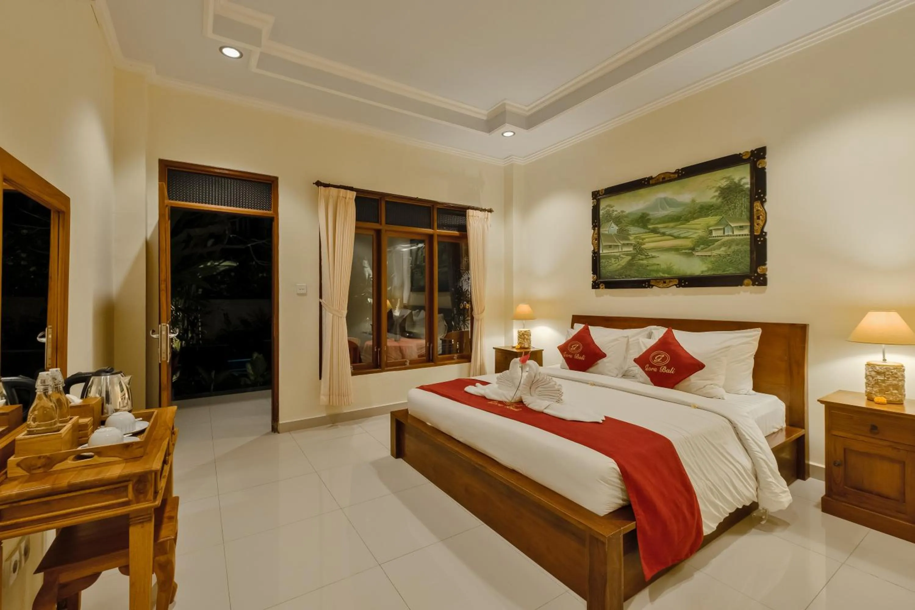 Bed in Gora House Bali
