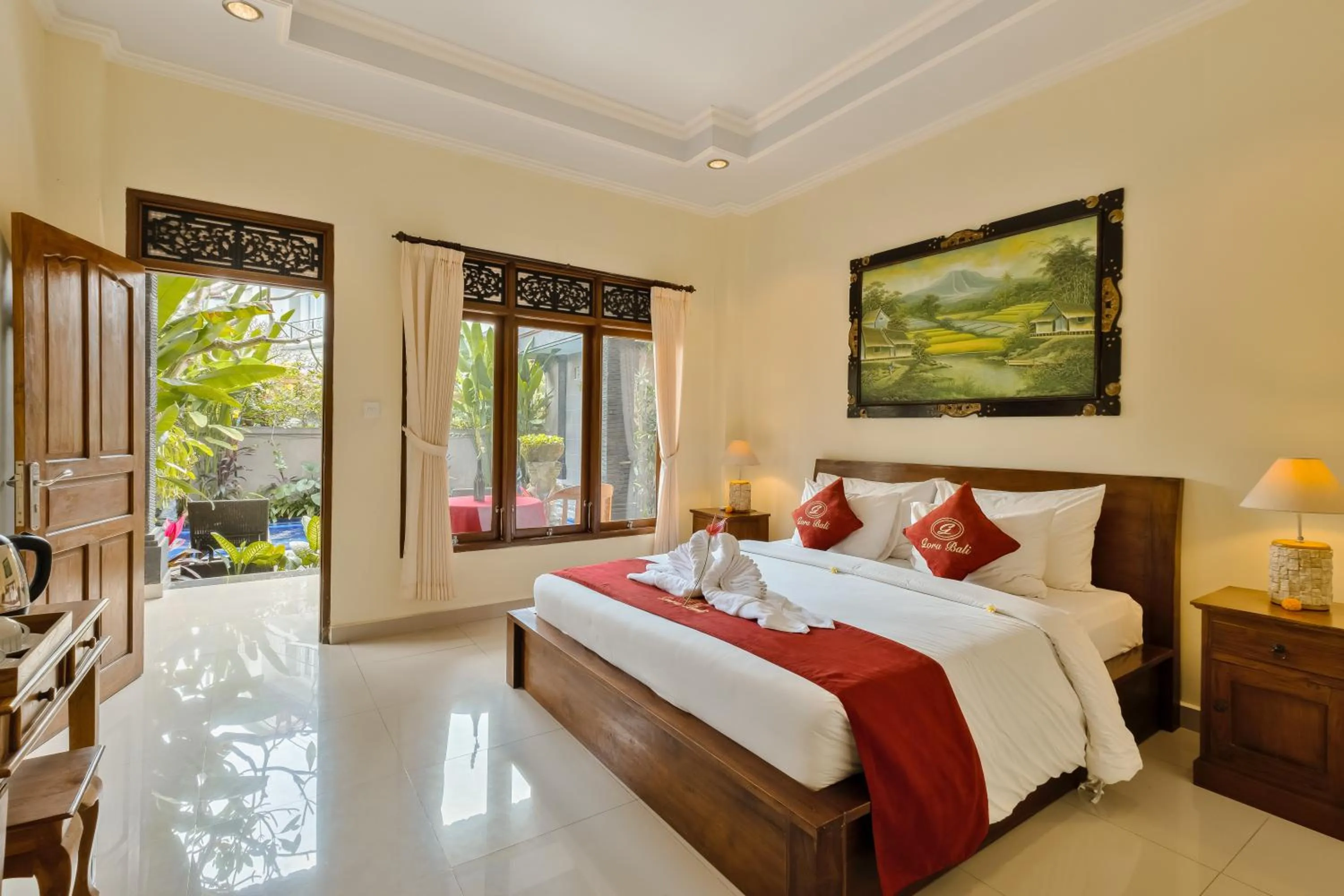 Bed in Gora House Bali