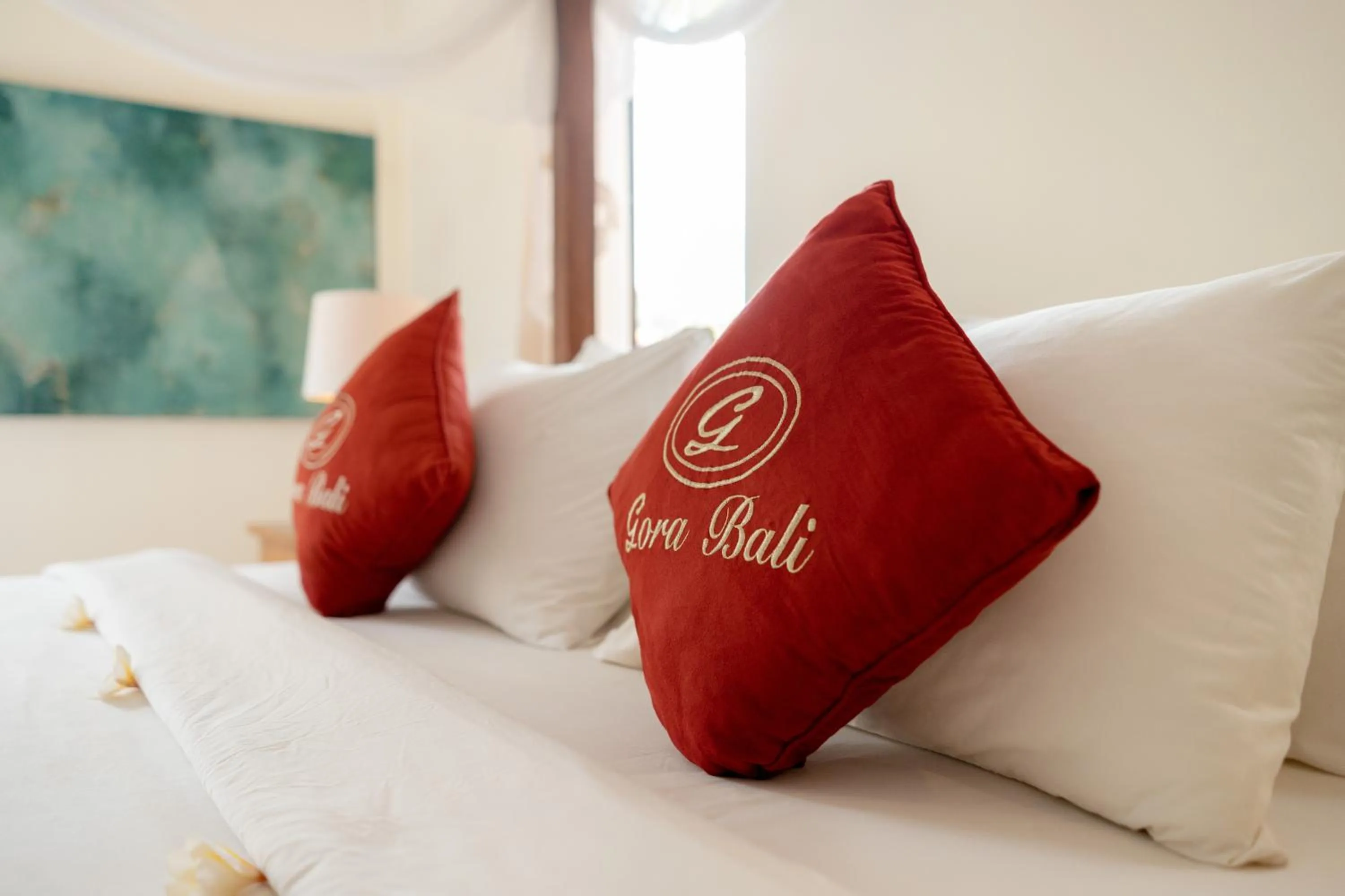 Bed in Gora House Bali