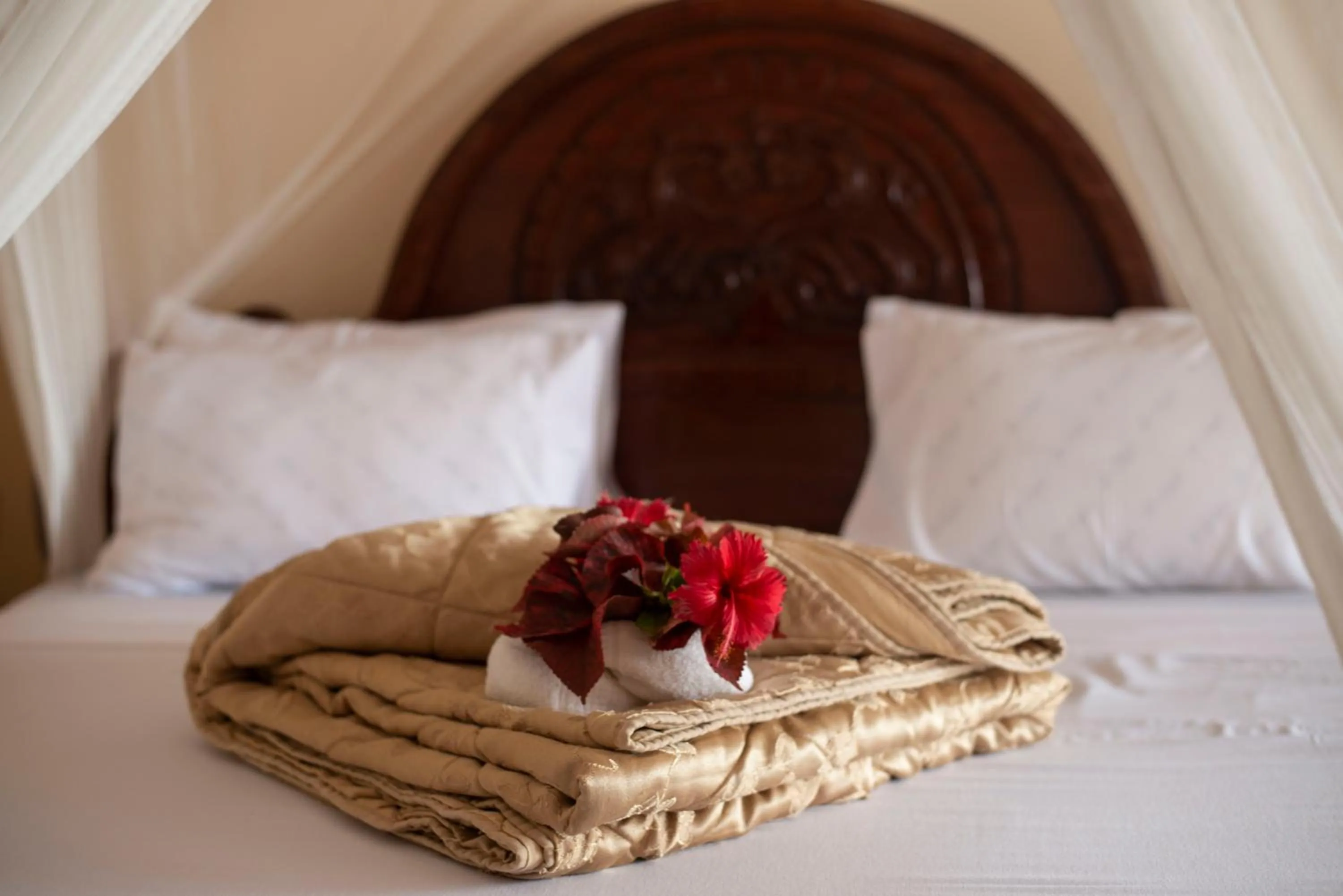 Bed in Sea View Beach Hotel