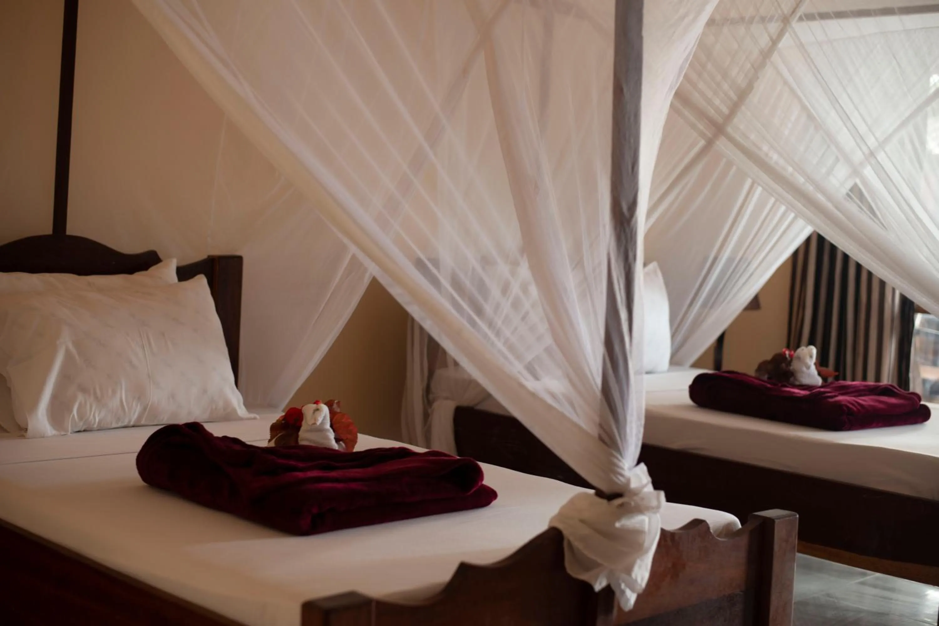 Bed in Sea View Beach Hotel