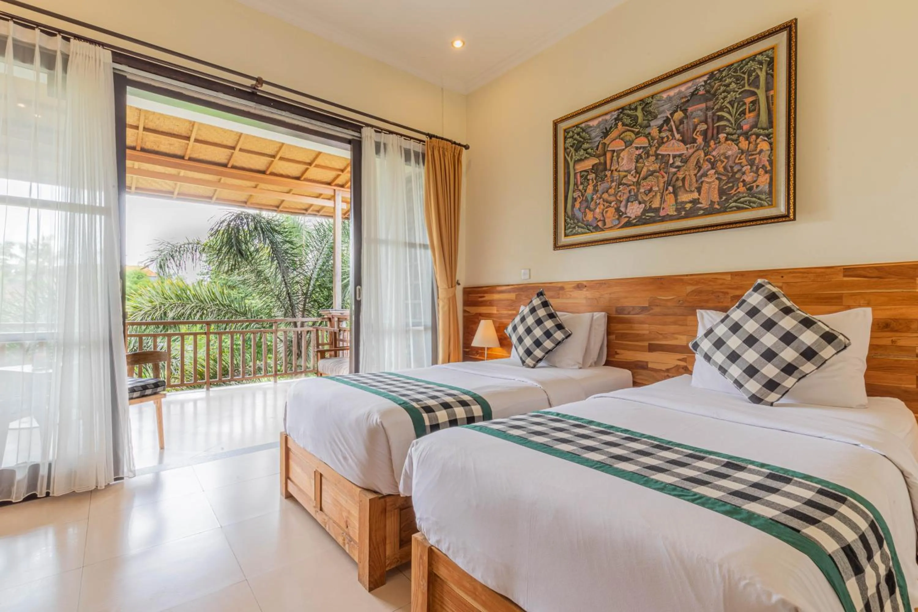 Bed in Meruhdani Boutique Hotel Ubud