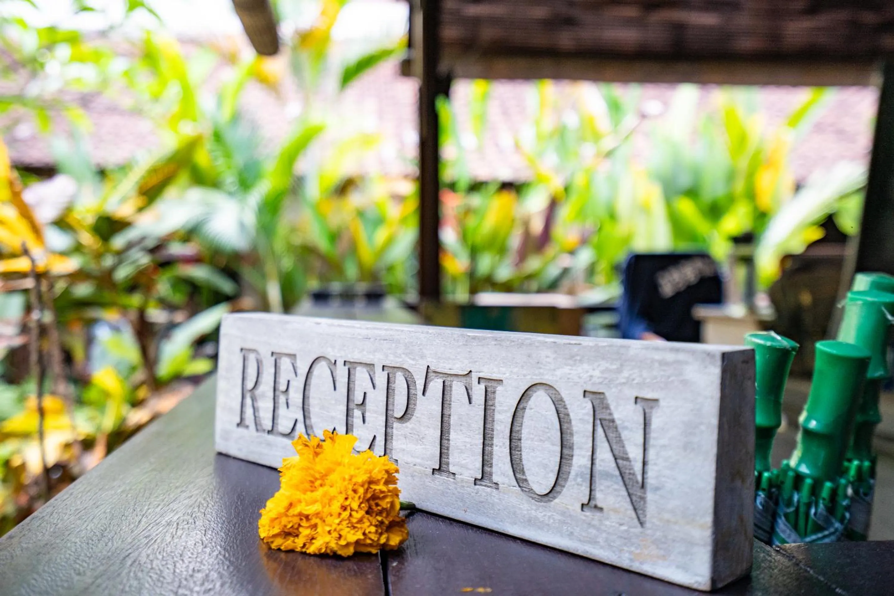 Lobby or reception in Meruhdani Boutique Hotel Ubud