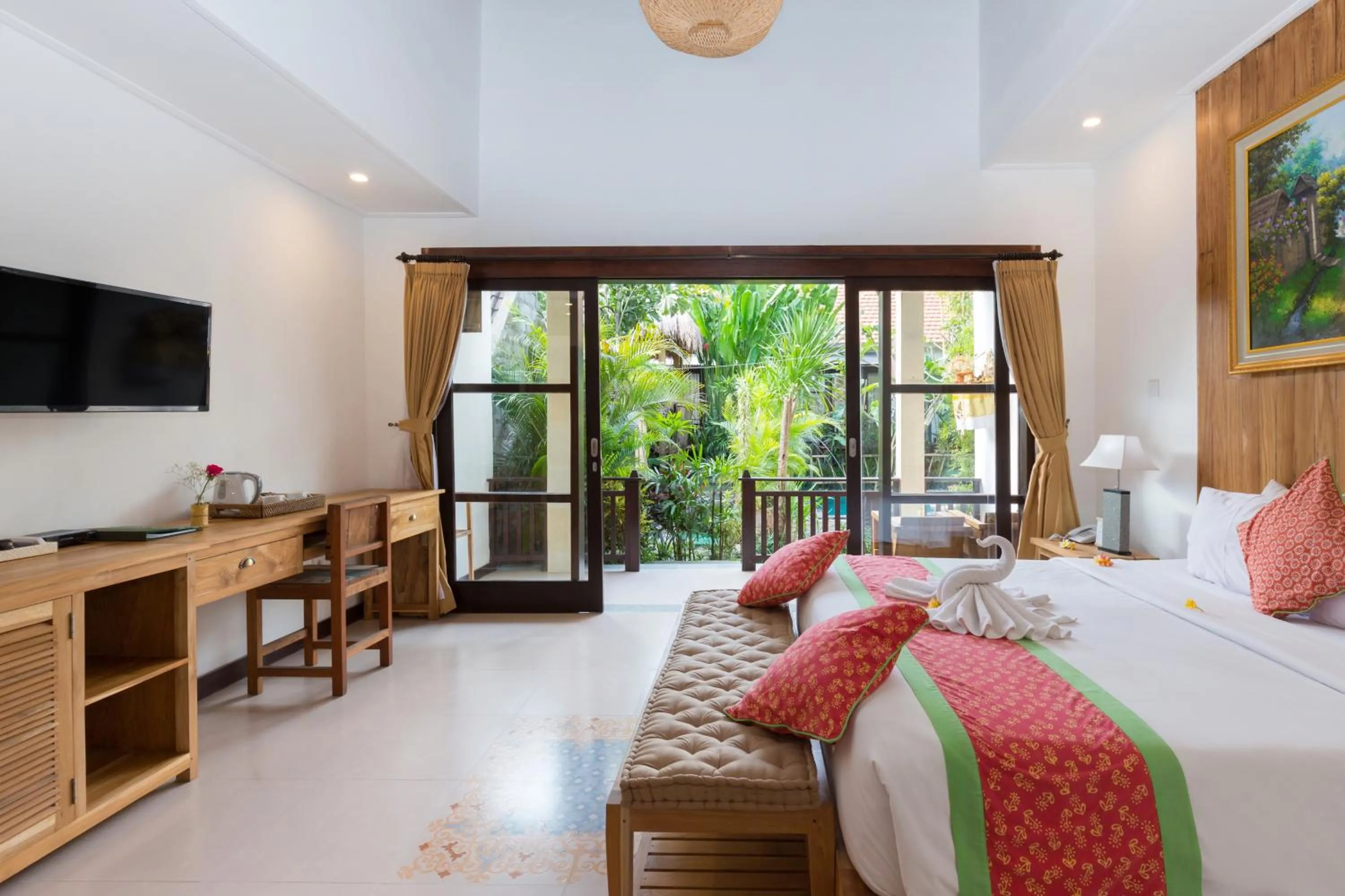 Bedroom, Bed in Meruhdani Boutique Hotel Ubud