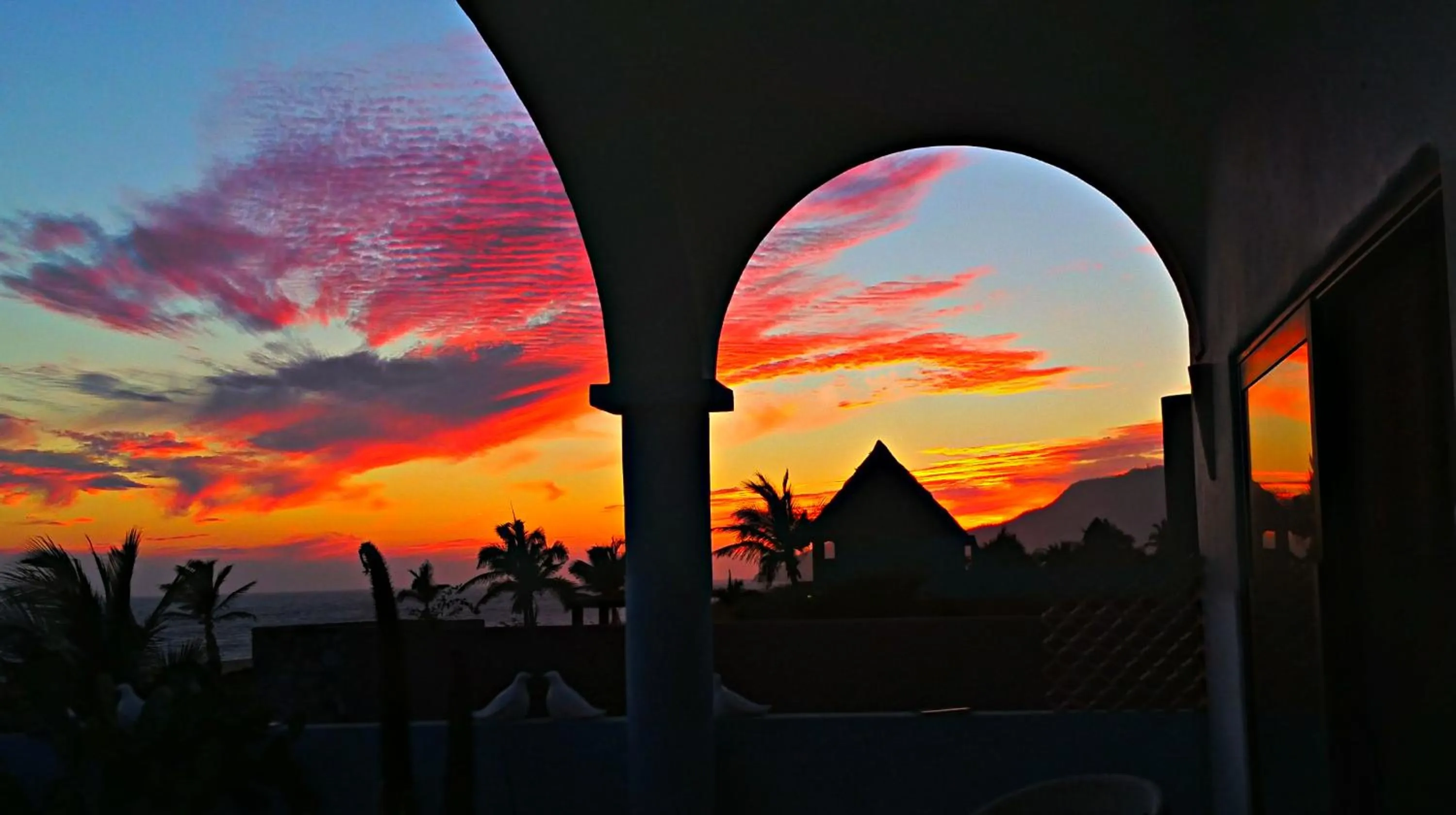 Sunset in Villa Star of the Sea