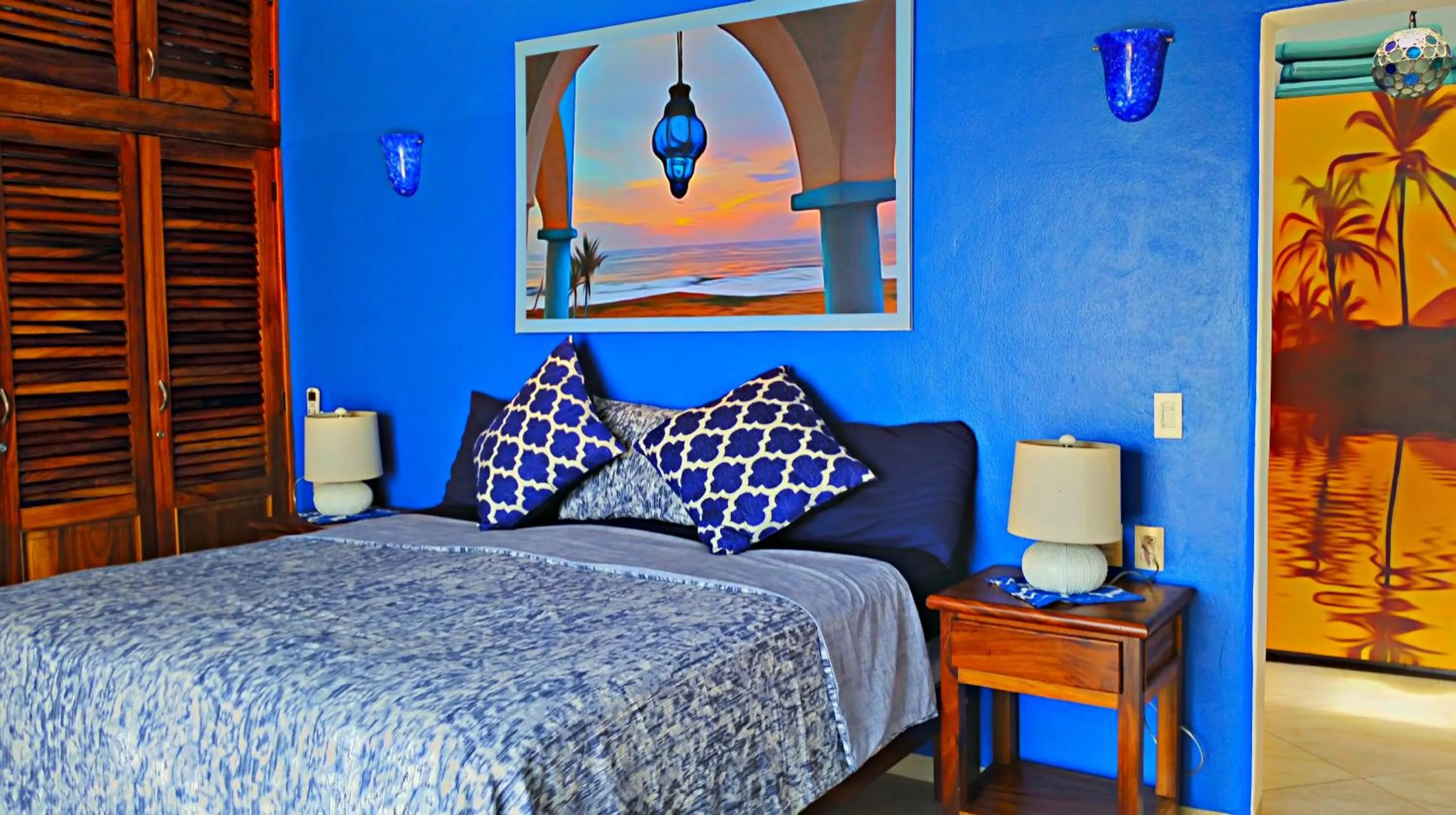 Bedroom, Bed in Villa Star of the Sea