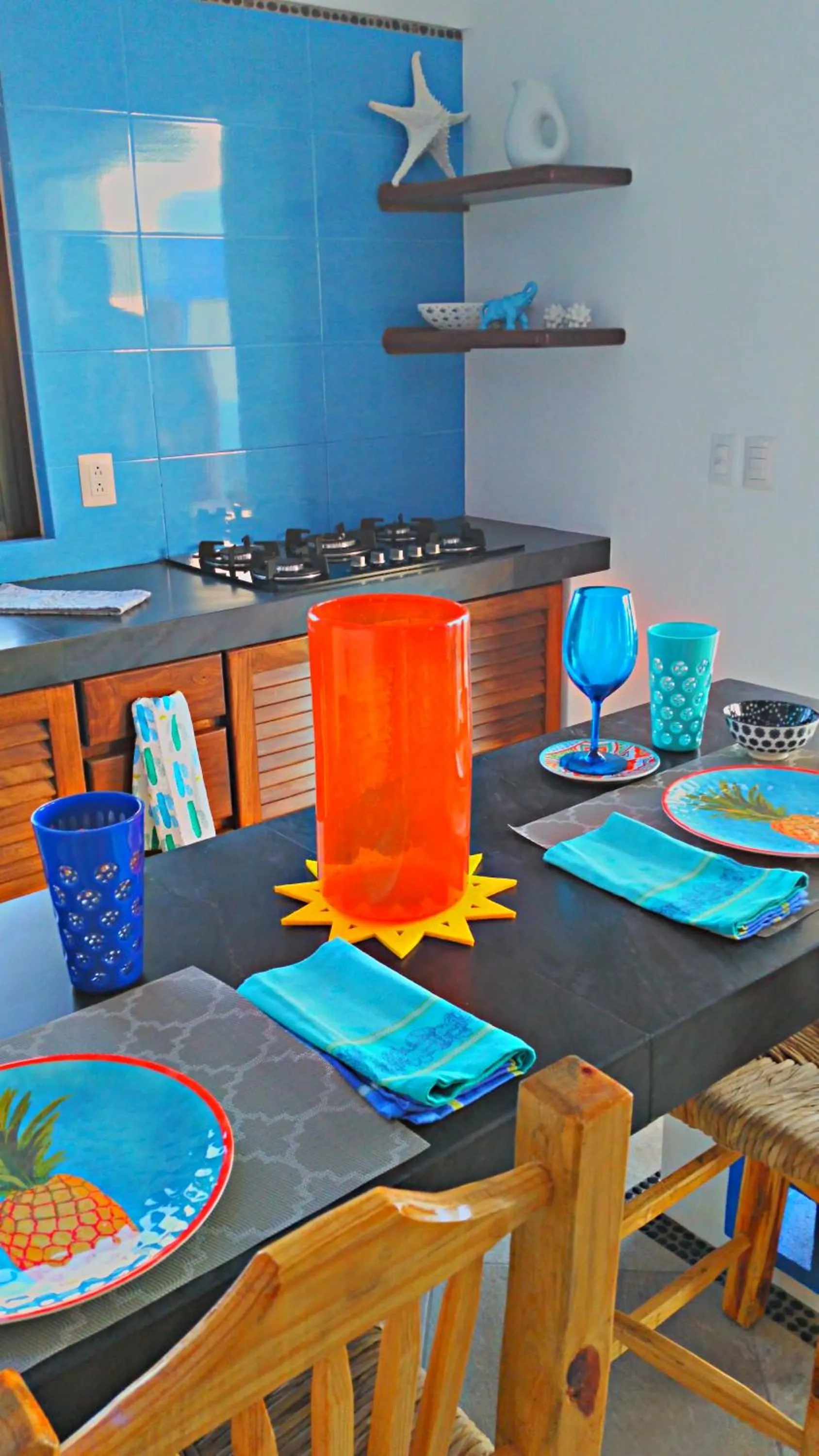 Kitchen or kitchenette in Villa Star of the Sea