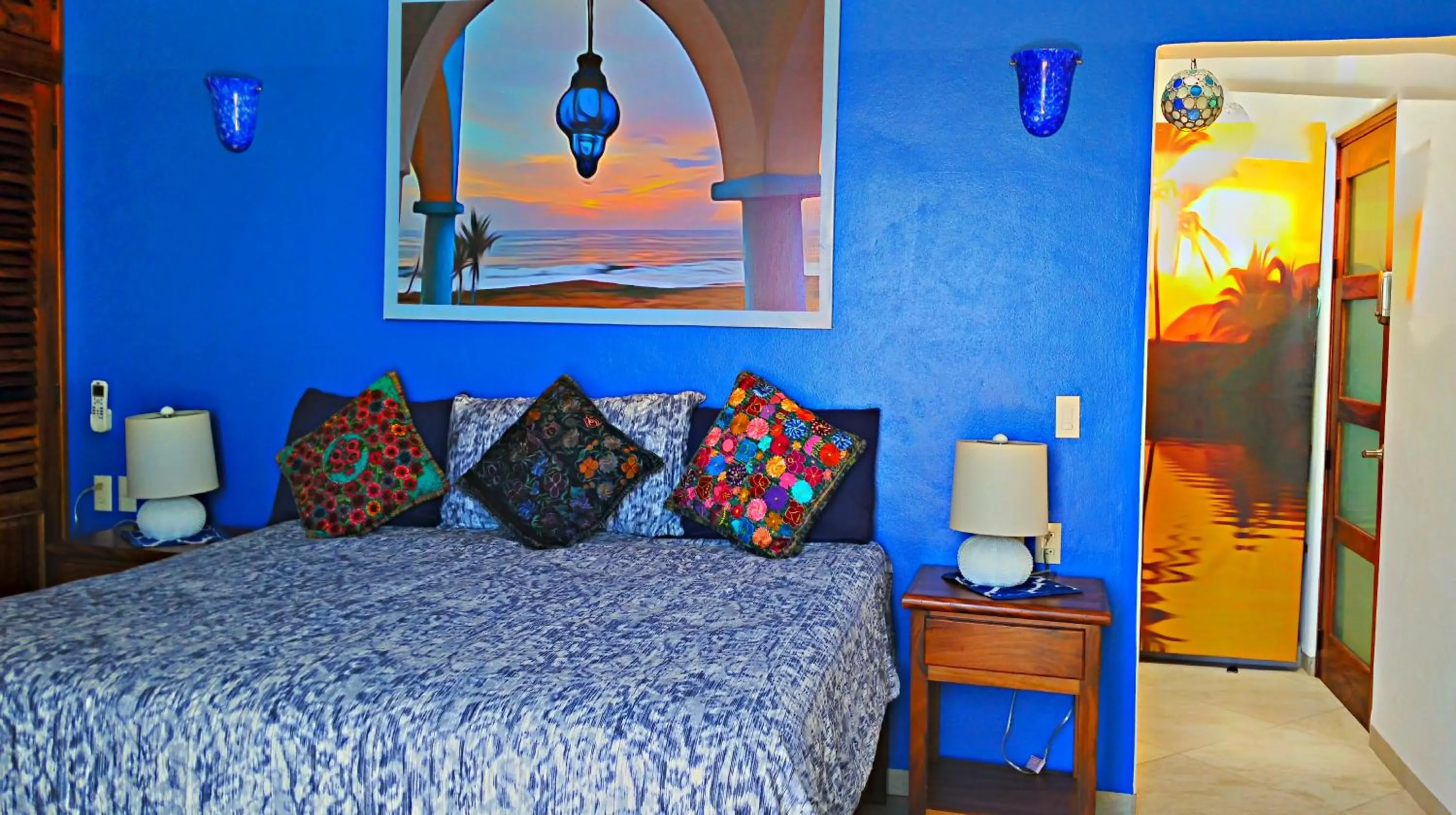 Bedroom, Bed in Villa Star of the Sea