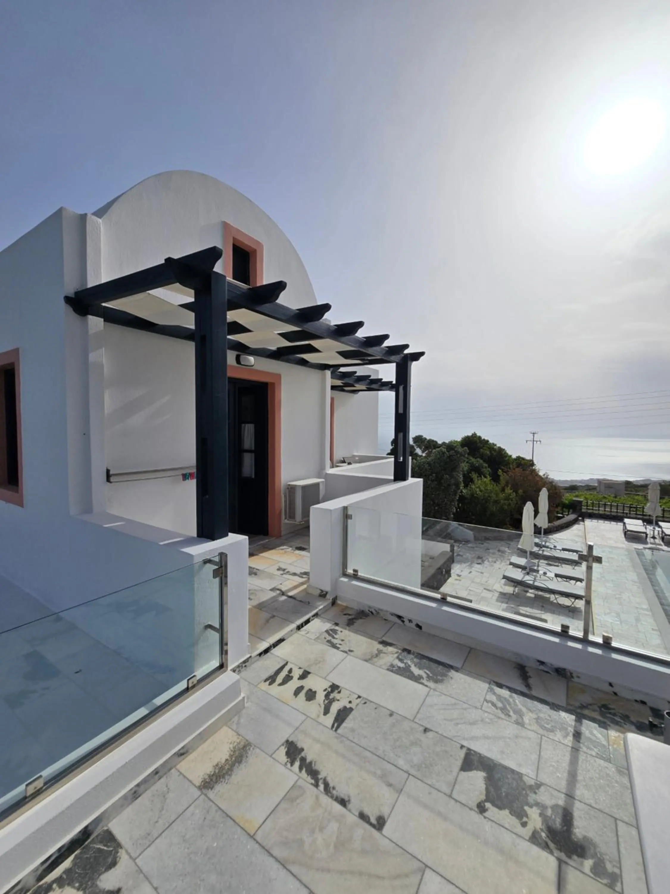 Balcony/Terrace in Anthonas Apartments