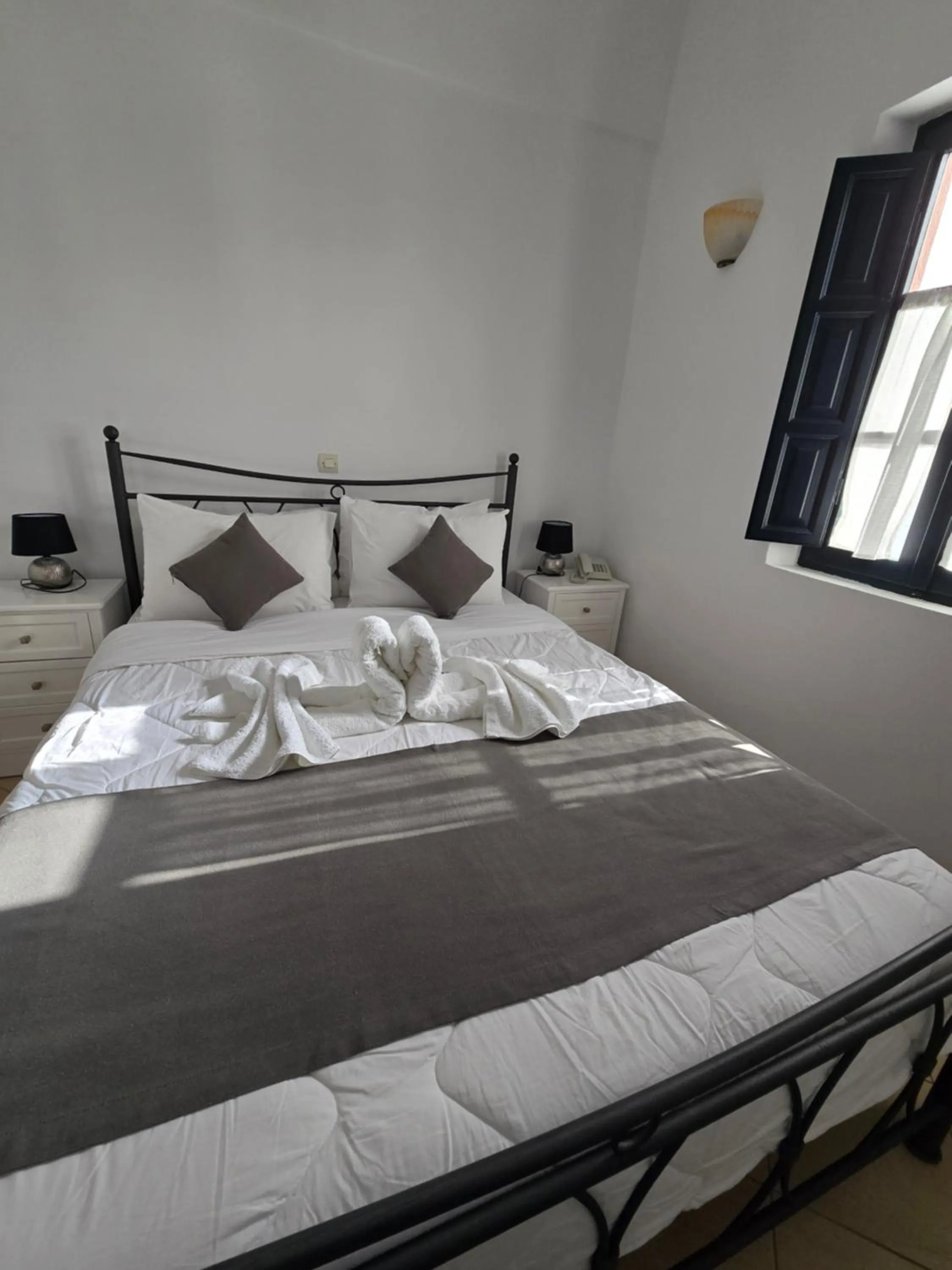 Bedroom, Bed in Anthonas Apartments