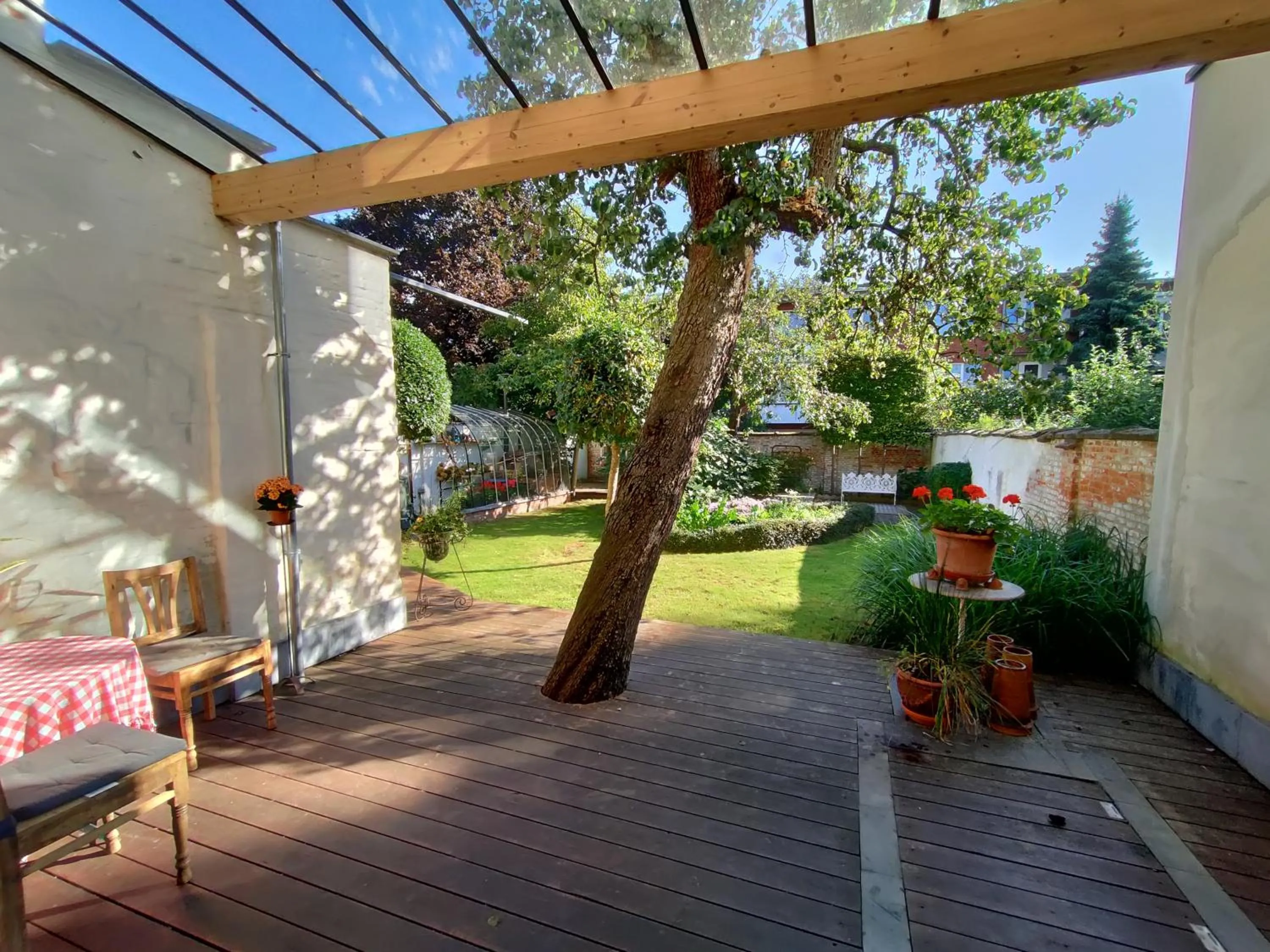 Patio in Bed & Breakfast Exterlaer