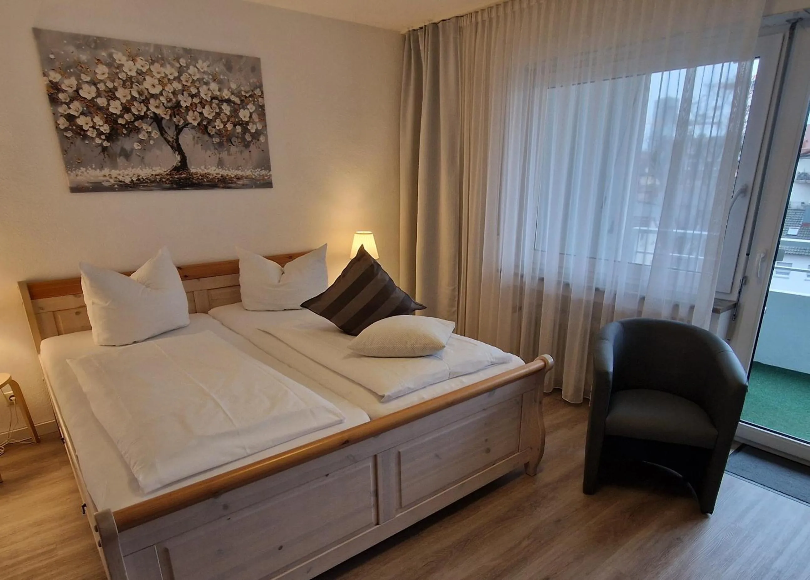 Photo of the whole room, Bed in Apart Hotel Freiburg